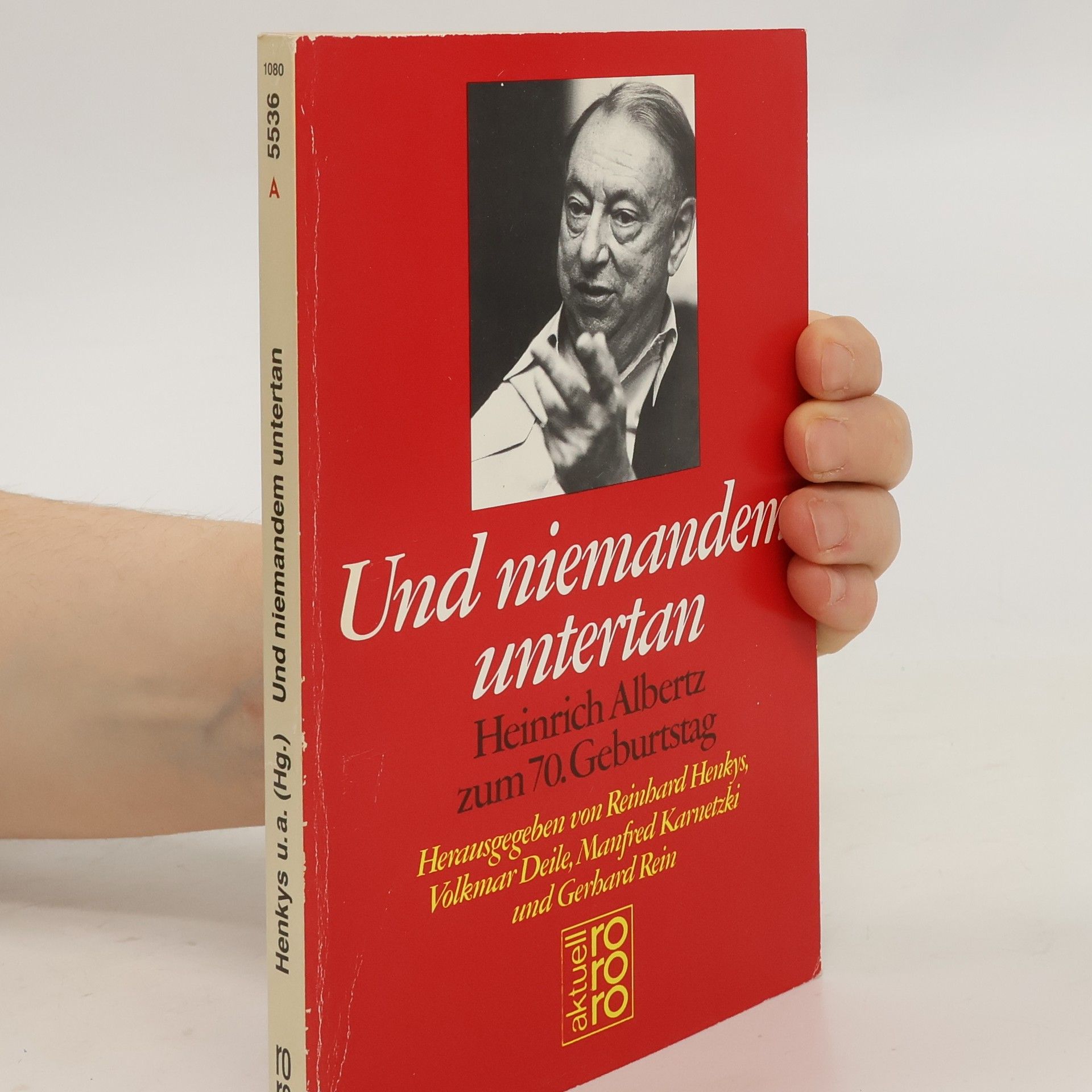 Reinhard Henkys Und niemandem untertan