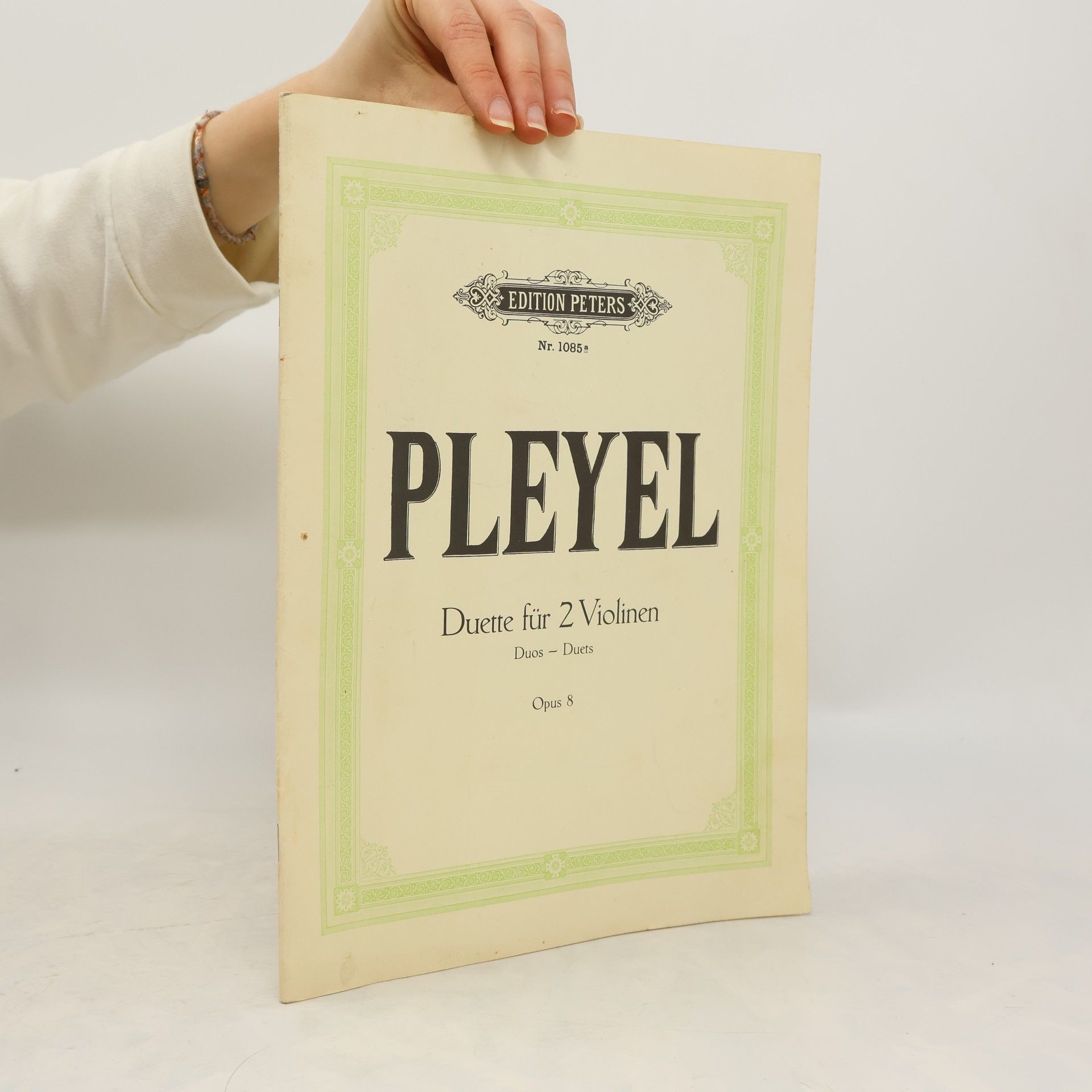 Ignaz Pleyel Pleye. Duette für 2 Violinen. Opus 8