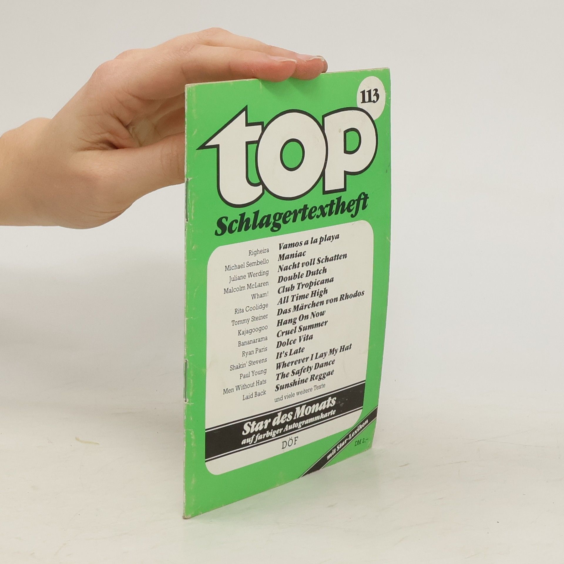 AA.VV. Top Schlagertextheft 113