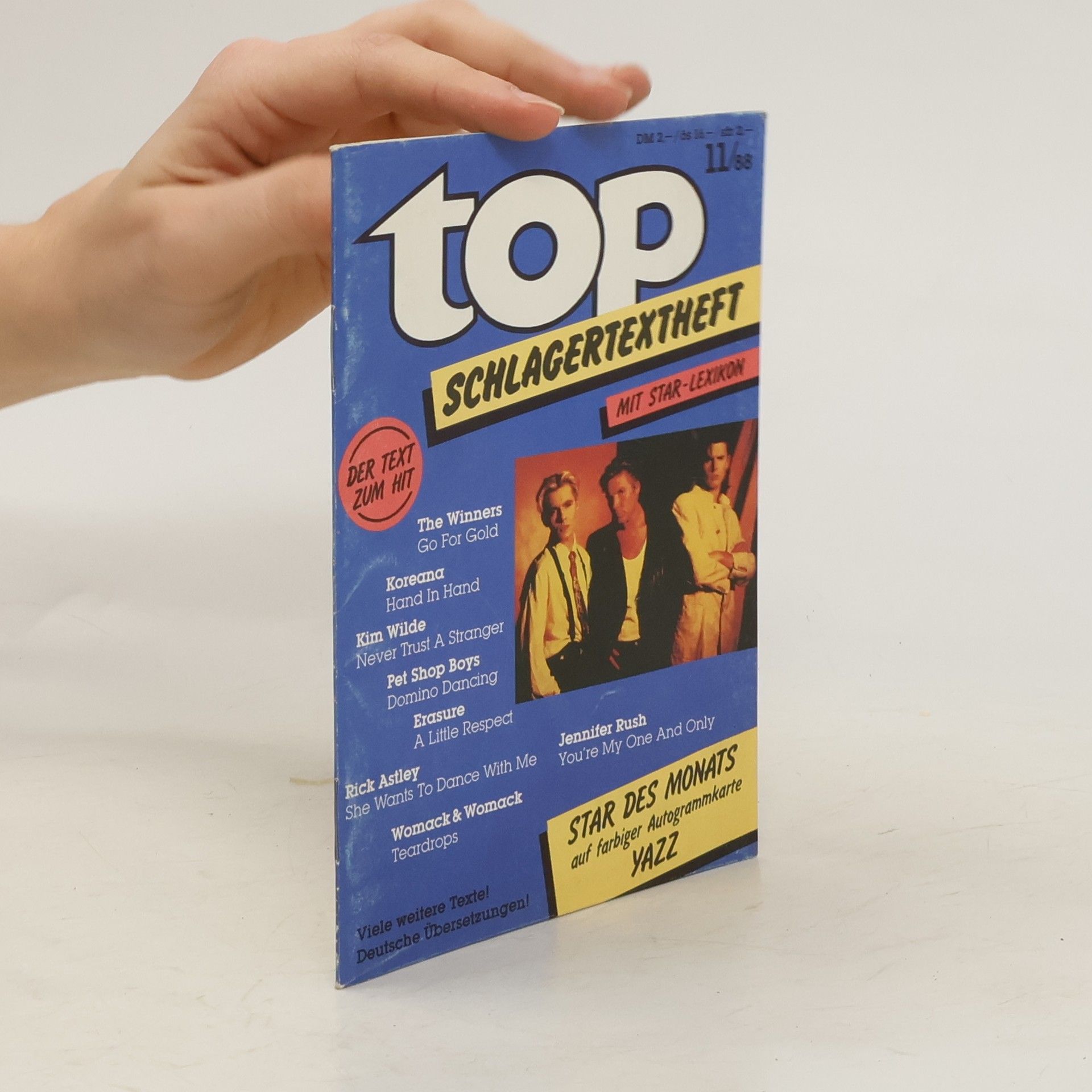 AA.VV. Top Schlagertextheft 11/1988