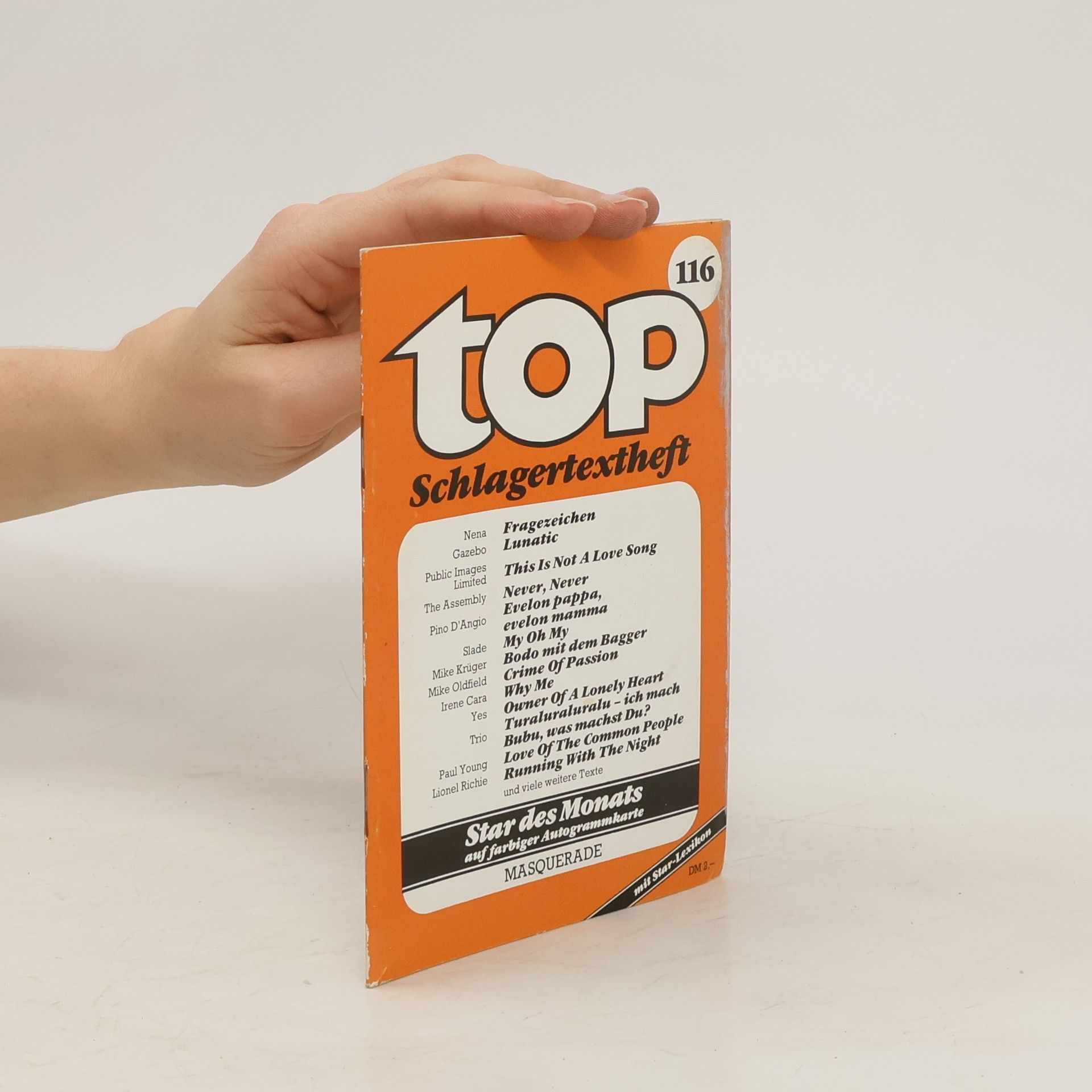 Autorenkollektiv Top Schlagertextheft 116
