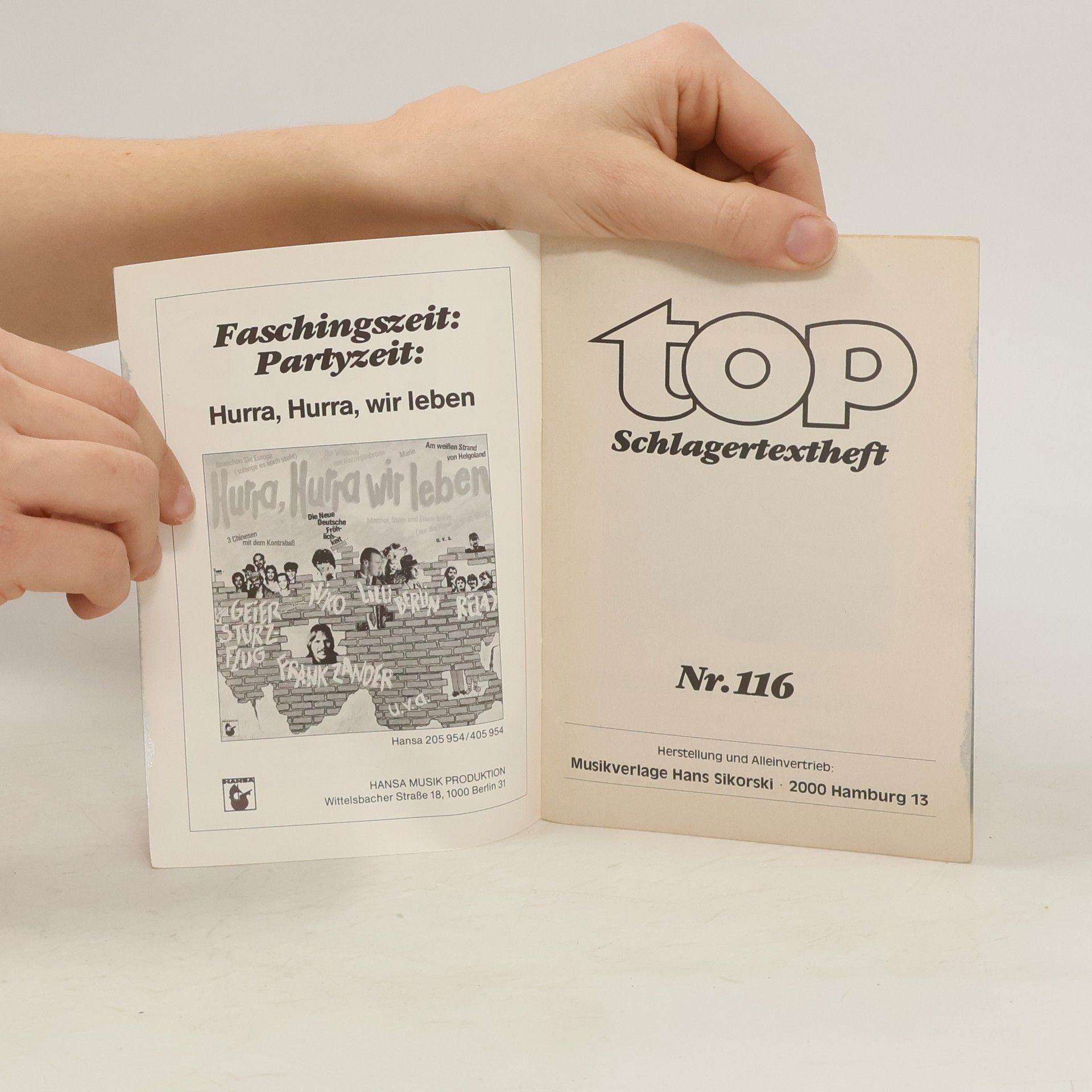 Autorenkollektiv Top Schlagertextheft 116