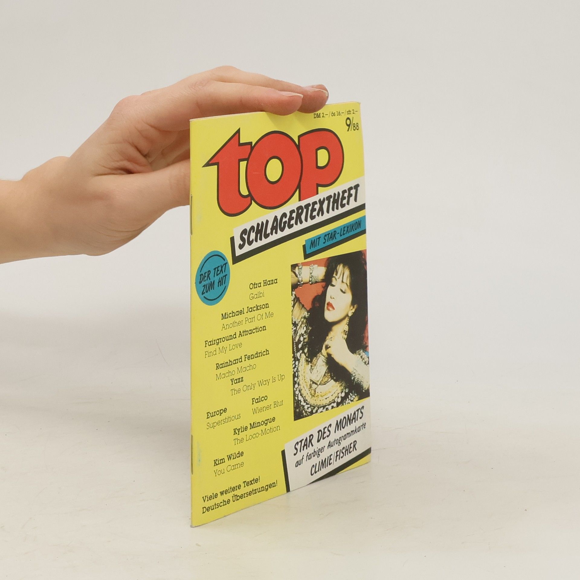 Christiane Kesterke Top Schlagertextheft 9/1988
