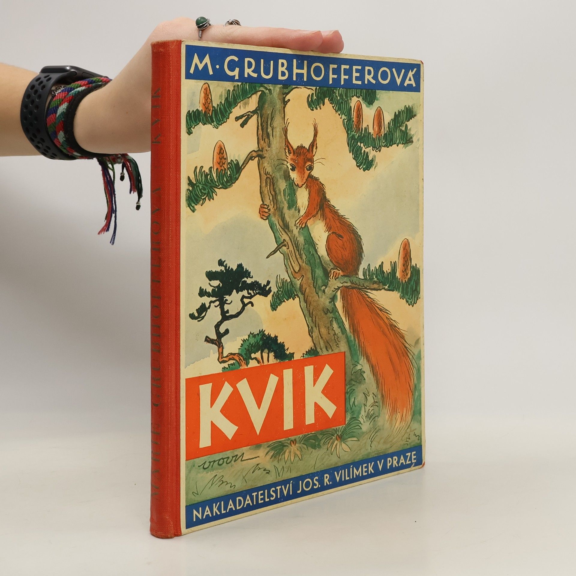 Marie Grubhofferová Kvik - osudy malého veveráčka v lese i v zajetí