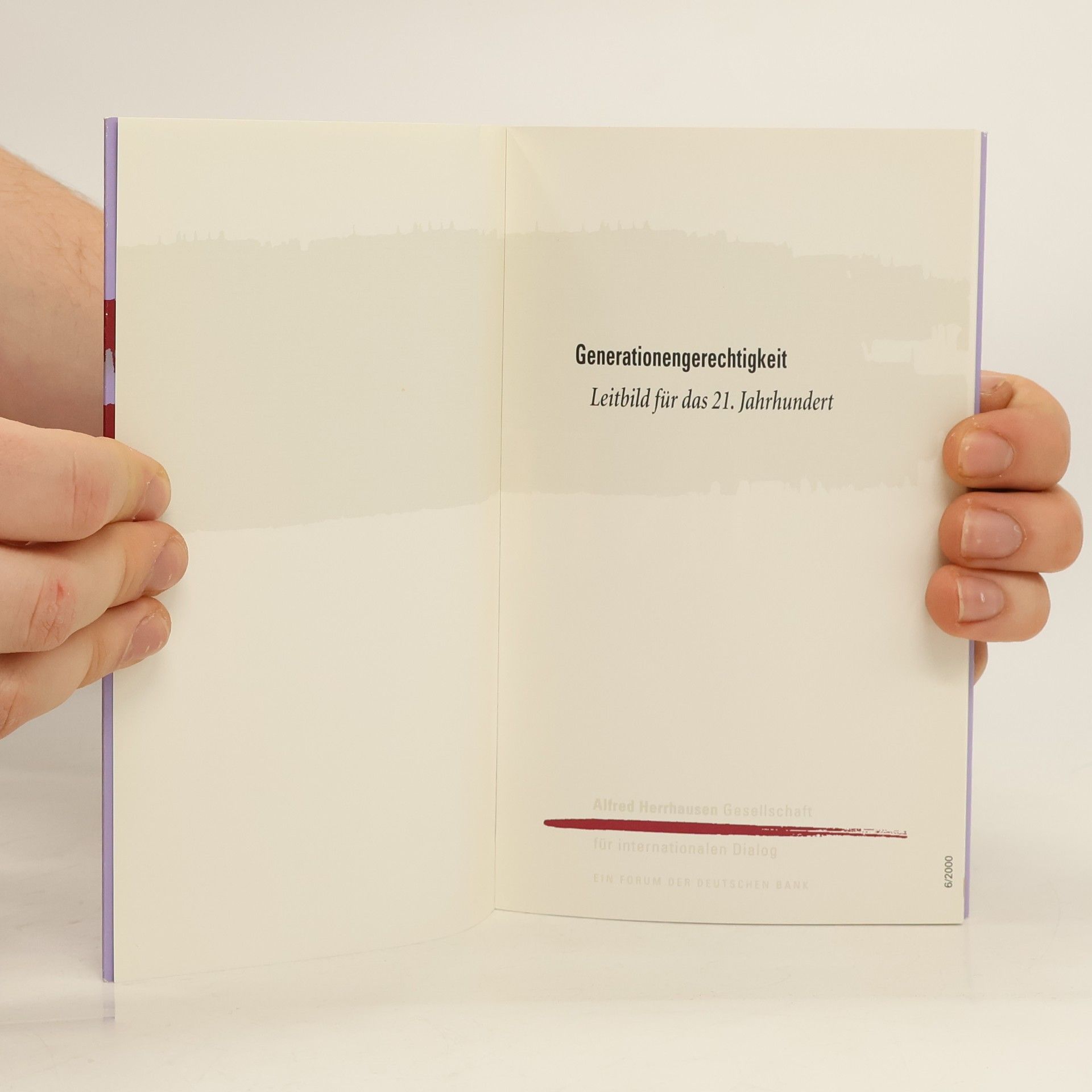 kolektiv Generationengerechtigkeit. Leitbild für das 21. Jahrhundert
