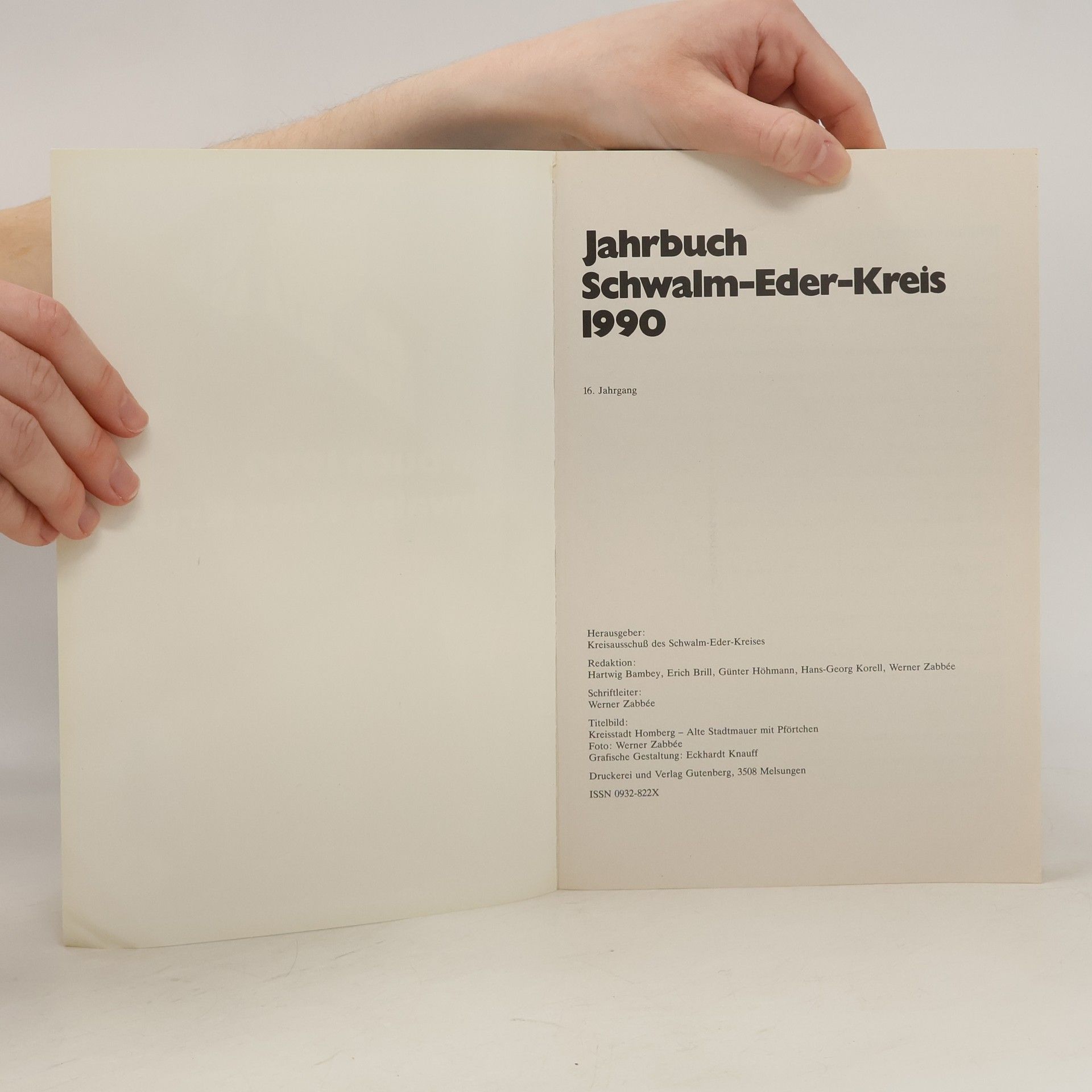 Autorenkollektiv Jahrbuch 1990 Schwalm-Eder-Kreis