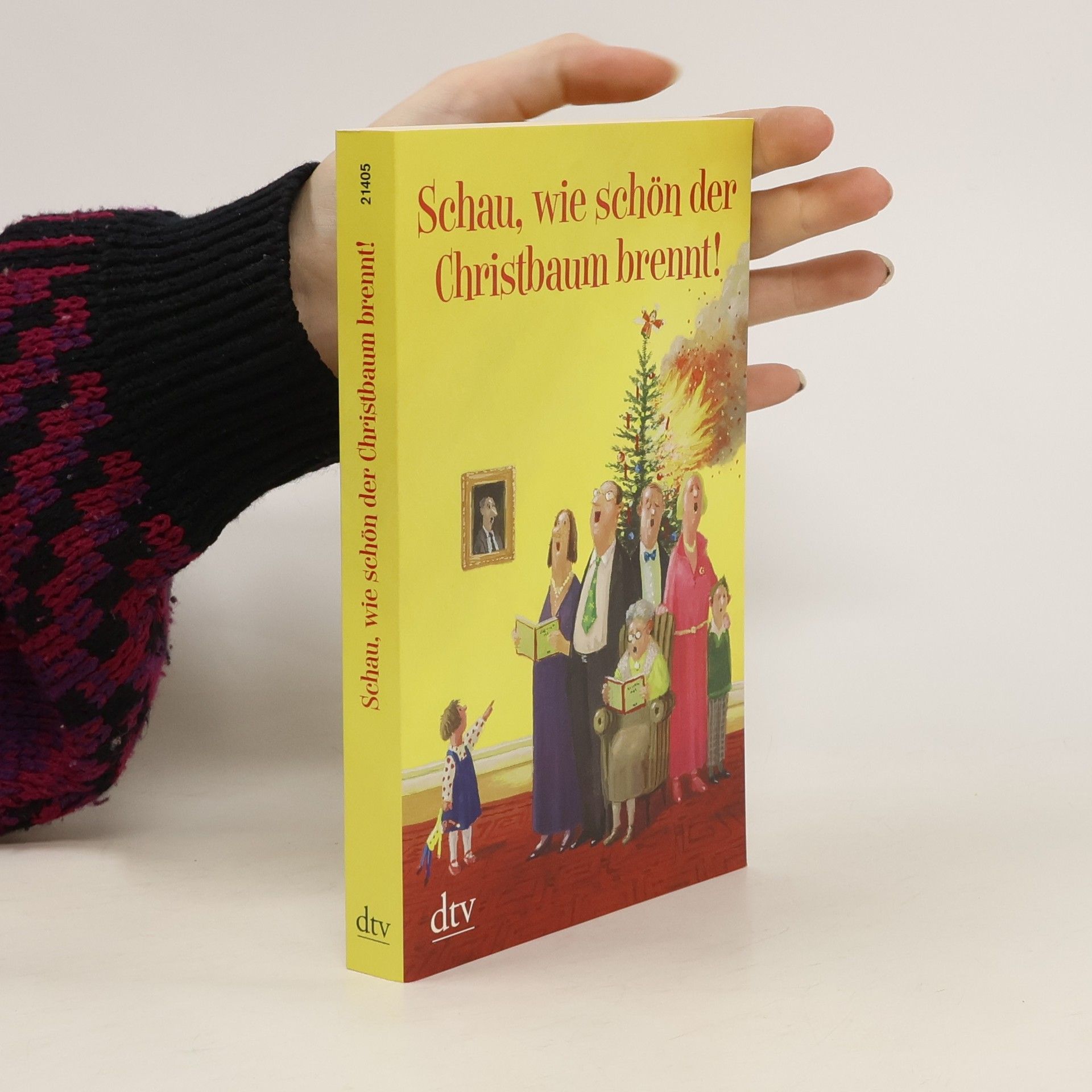 Karoline Adler Schau, wie schön der Christbaum brennt!