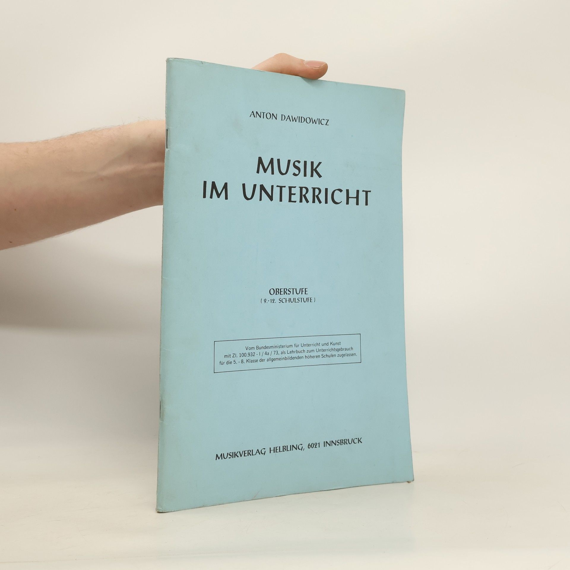 Anton Dawidowicz Musik im Unterricht