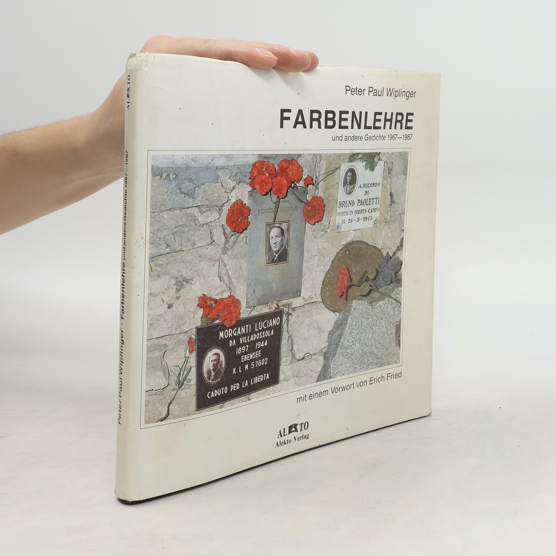 Peter Paul Wiplinger Farbenlehre und andere Gedichte