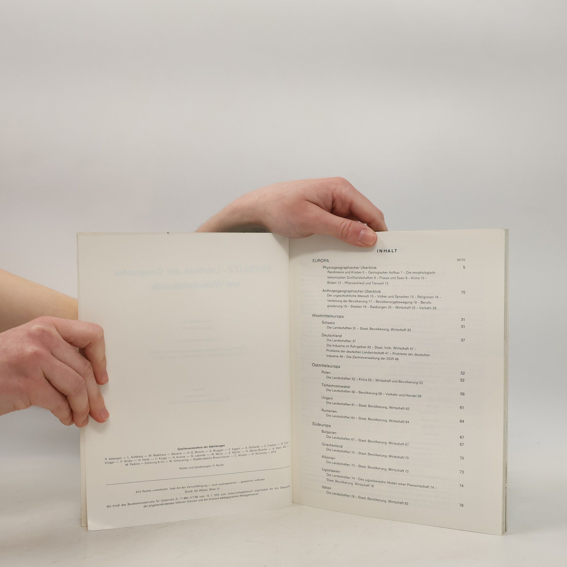 AA.VV. Seydlitz-Lehrbuch der Geographie und Wirtschaftskunde. Europa