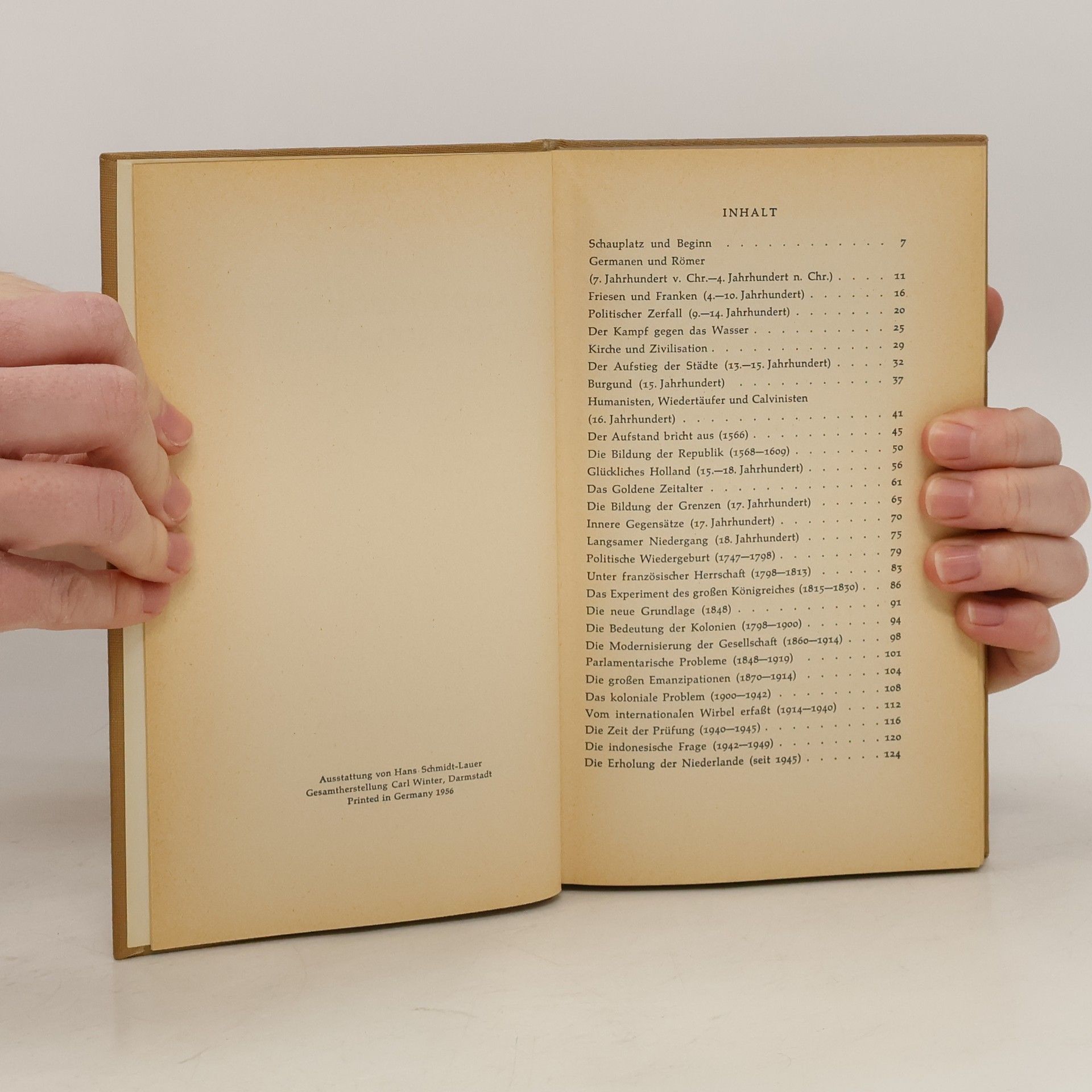 Ivo Schöffer Kleine Geschichte der Niederlande