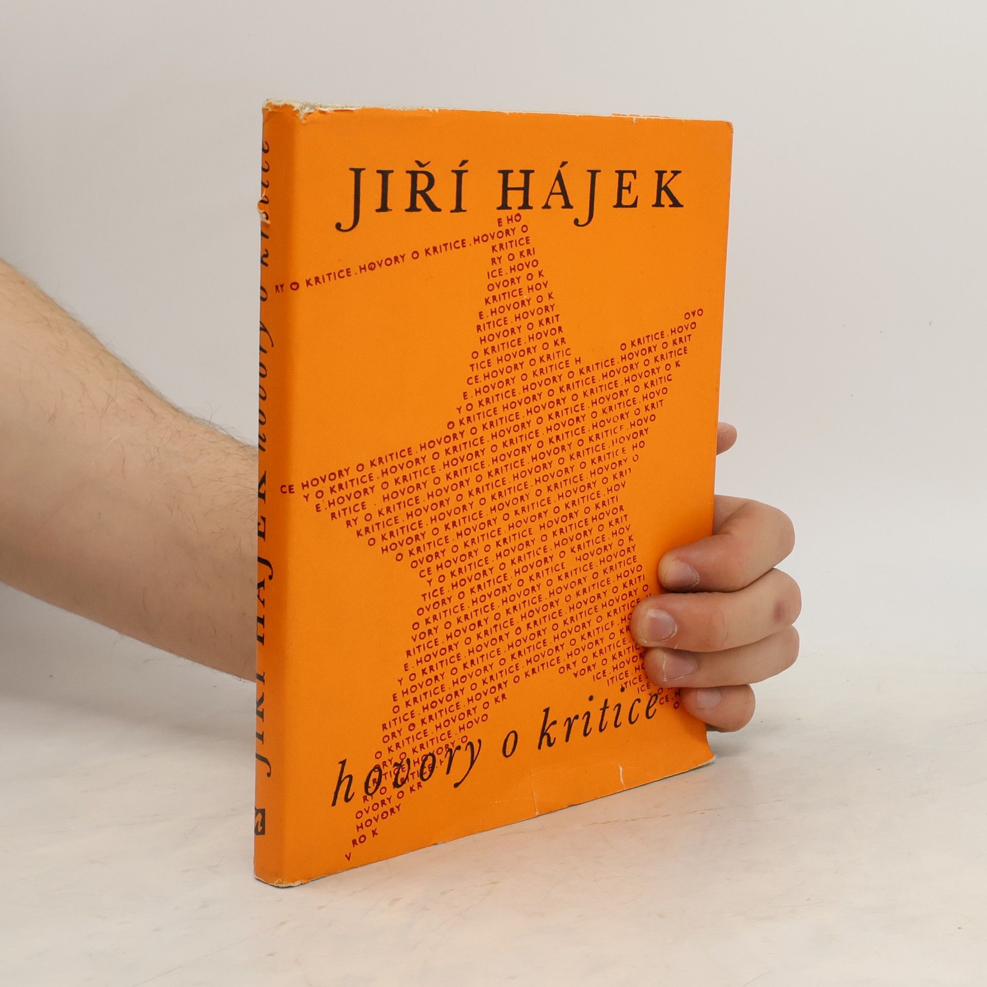 Jiří Hájek Hovory o kritice