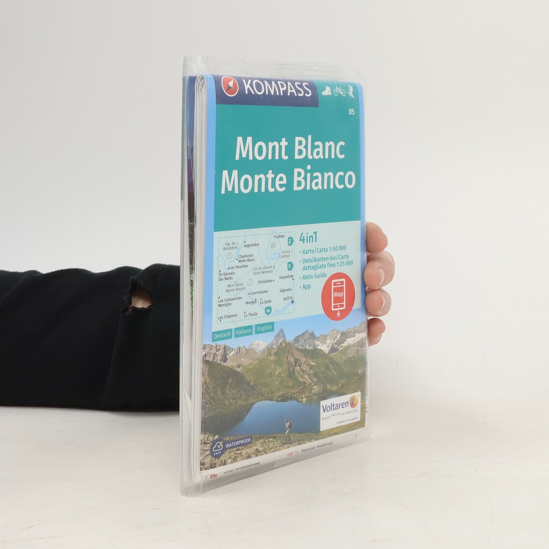kolektiv Kompass Karte Mont Blanc, Monte Bianco