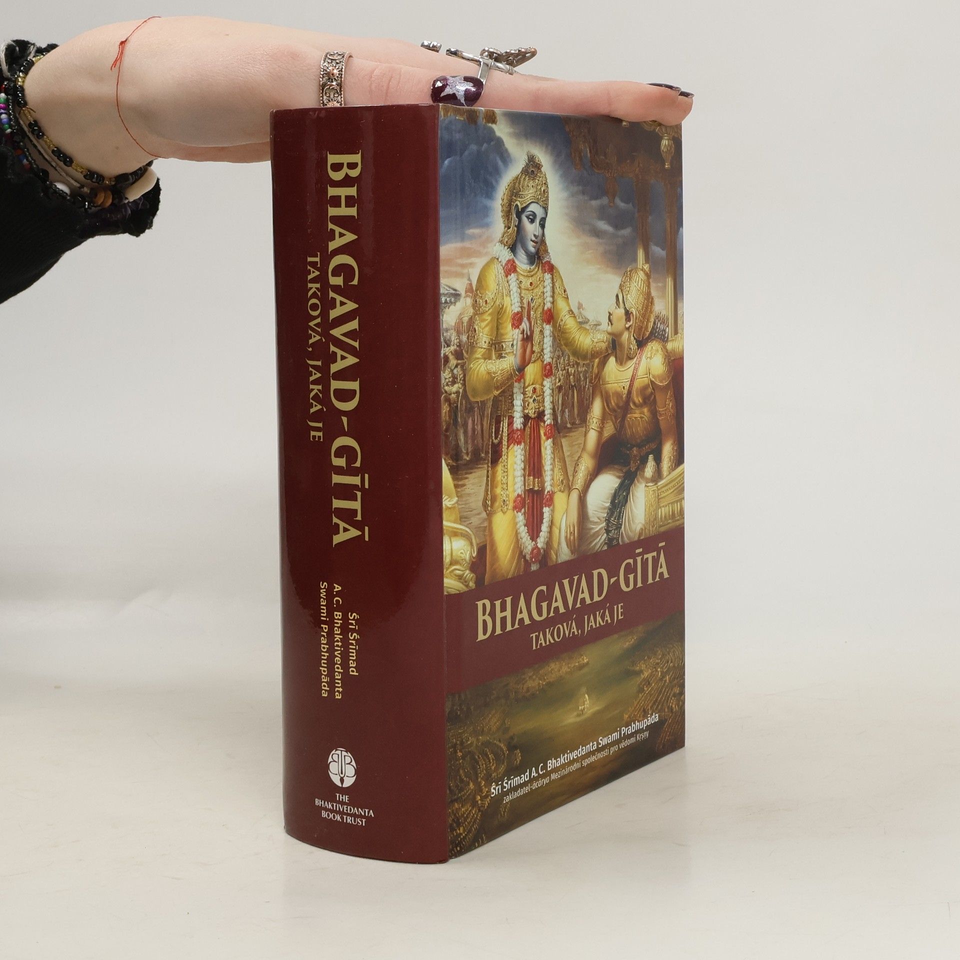 Šrí Šrímad A. Č. Bhaktivédanta Swami Prabhupáda Bhagavad-gítá taková, jaká je (sanskrtsky)