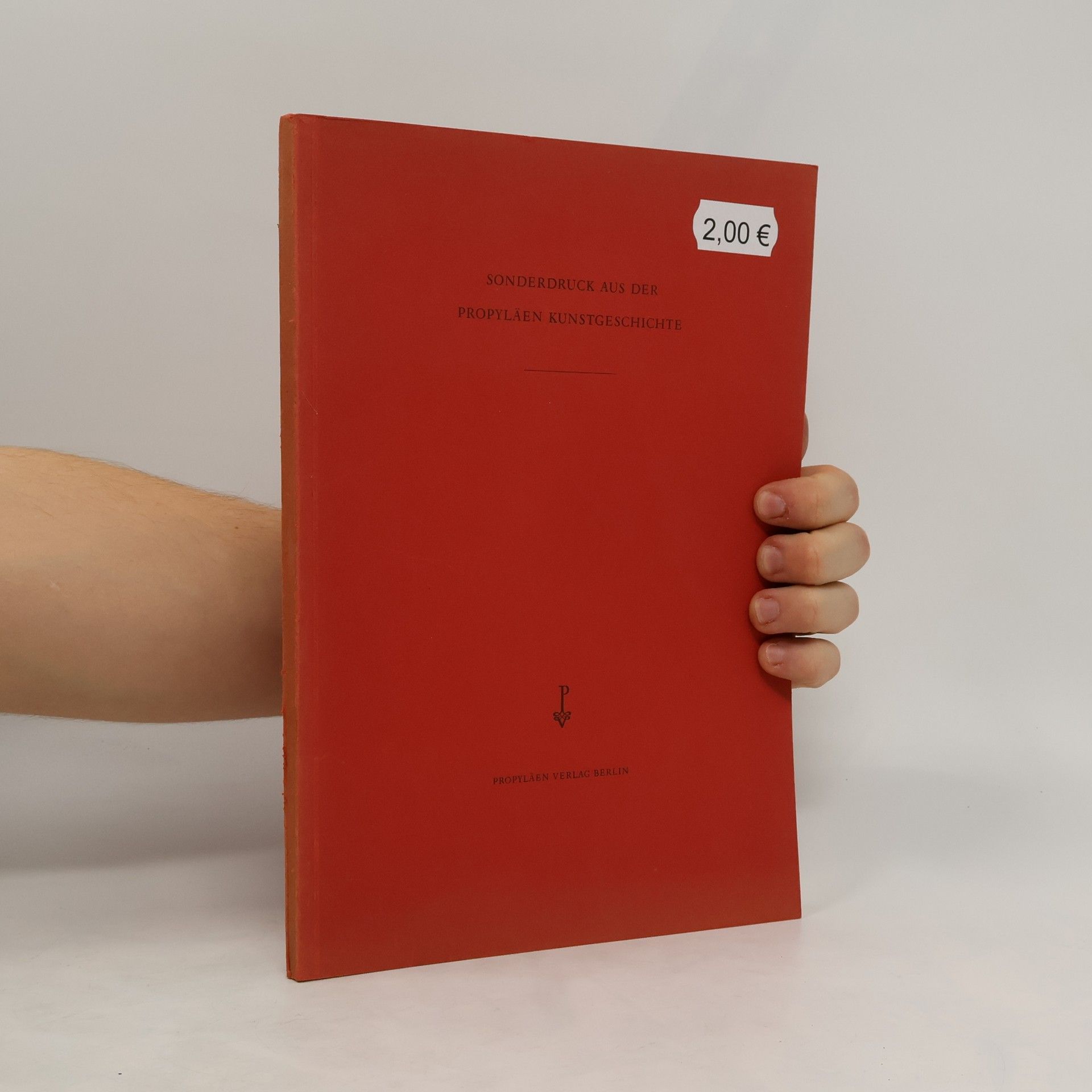 Collectif d'auteurs Sonderdruck aus der Propyläen Kunstgeschichte