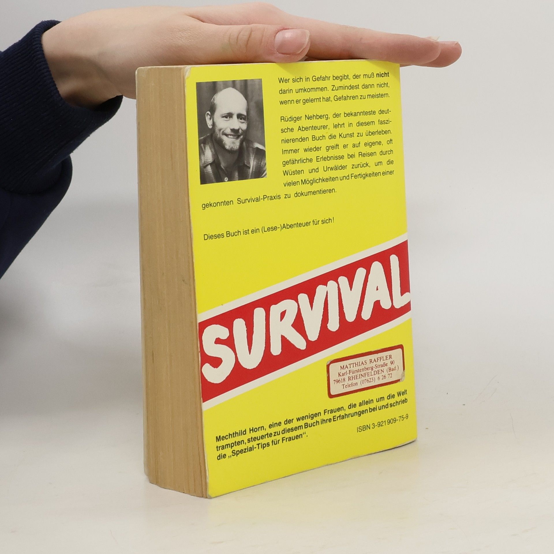 Rüdiger Nehberg Die Kunst zu überleben - Survival