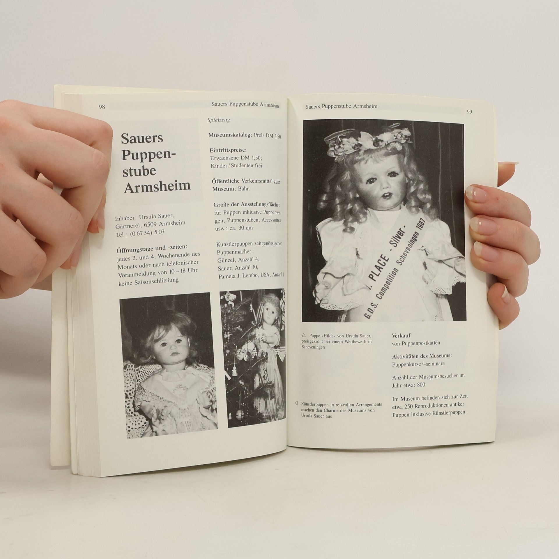Traute von Mendelsohn Puppen und Spielzeug Museumsführer durch Mitteleuropa