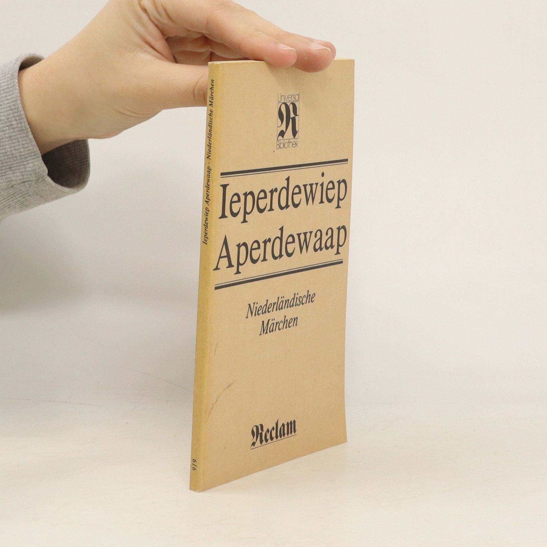 Josh van Soer Ieperdewiep Aperdewaap. Niederländische Märchen