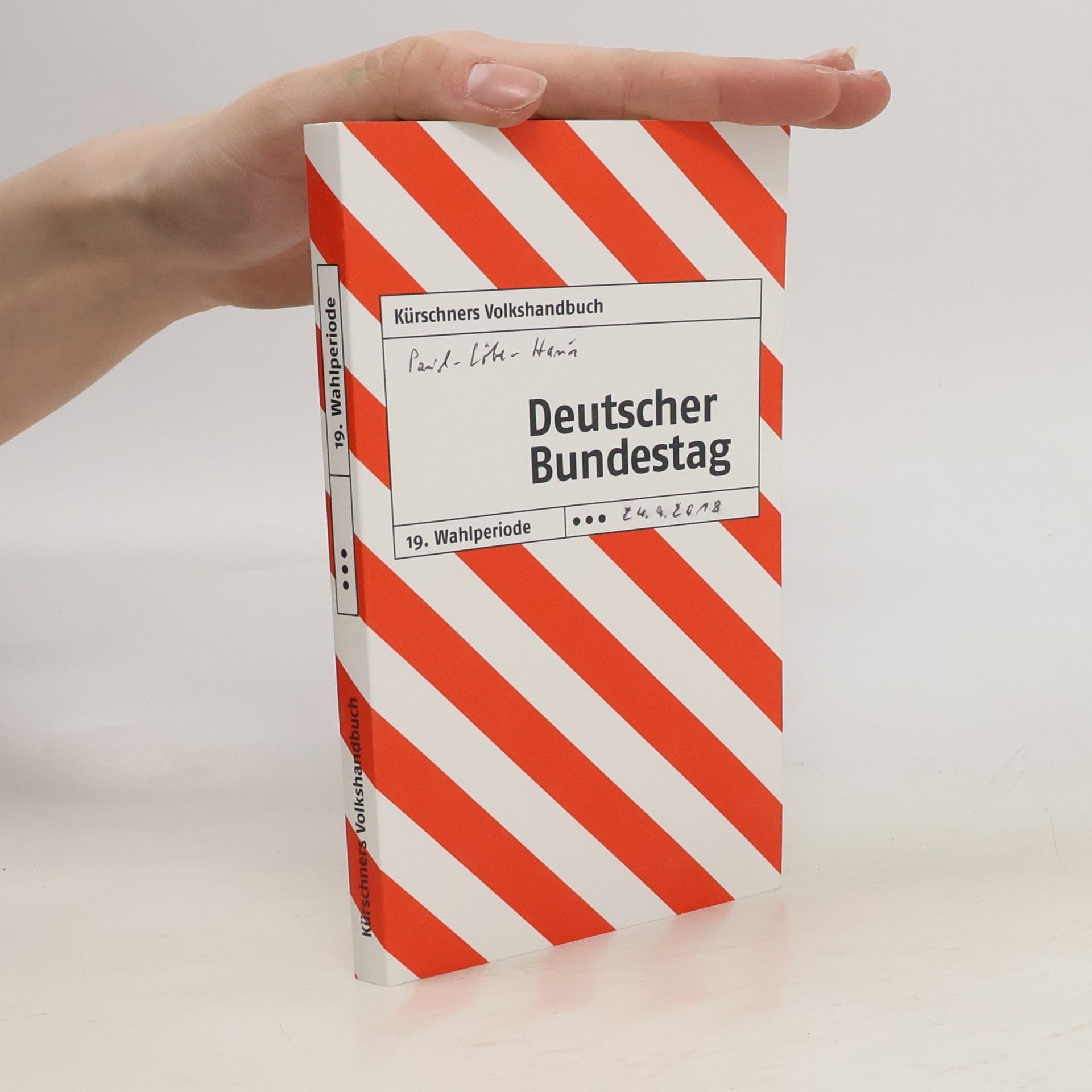 Klaus J. Holzapfel Kürschners Volkshandbuch Deutscher Bundestag