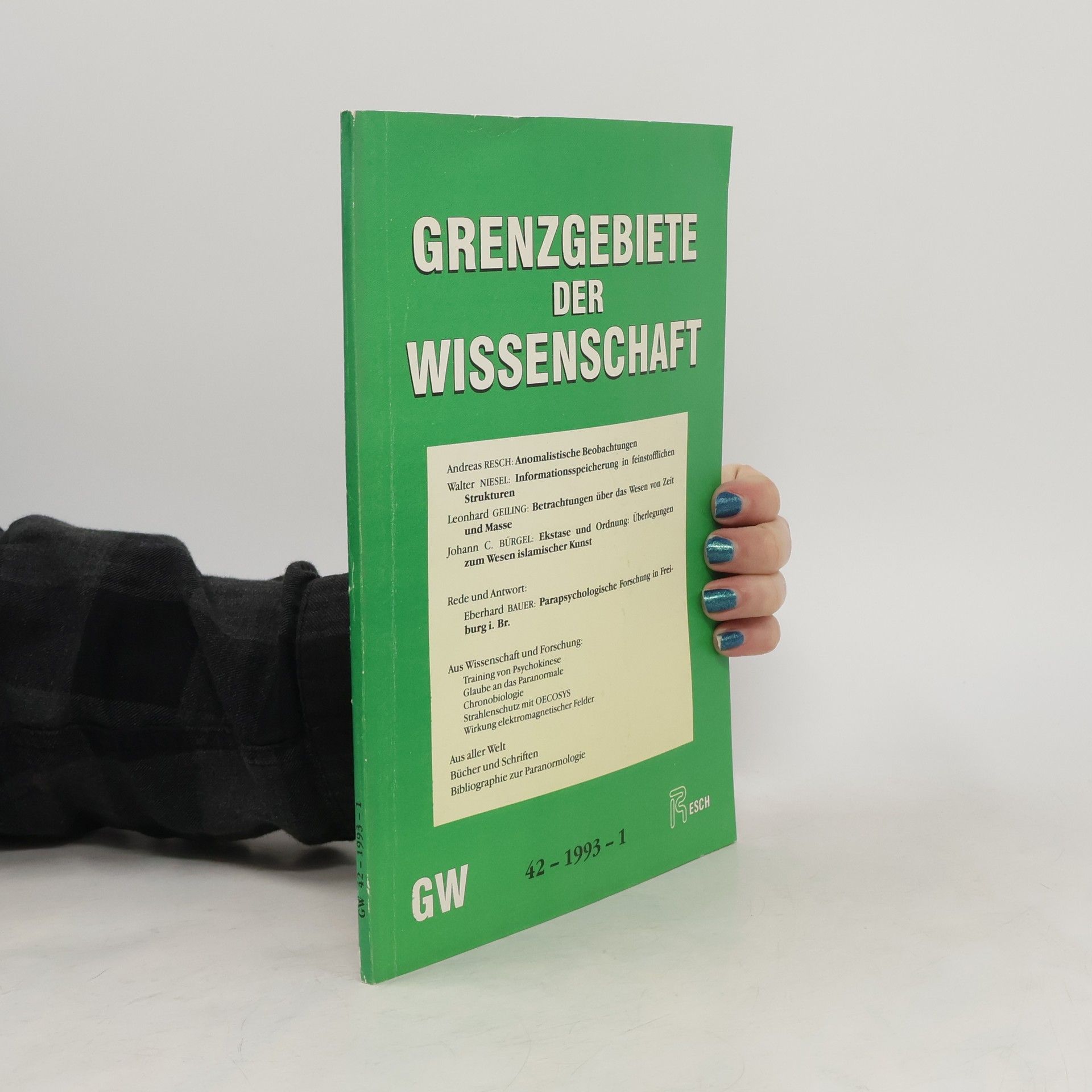 Andreas Resch Aspekte der Paranormologie