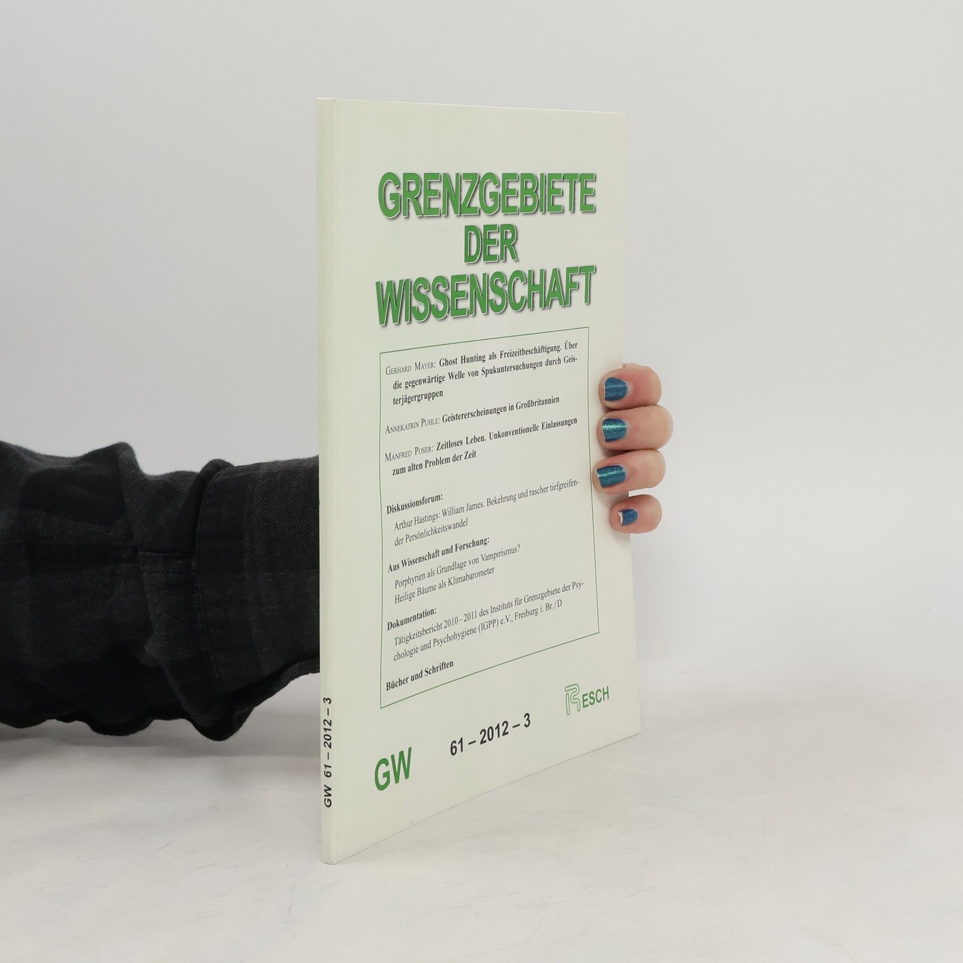 Autorenkollektiv Grenzgebiete der Wissenschaft