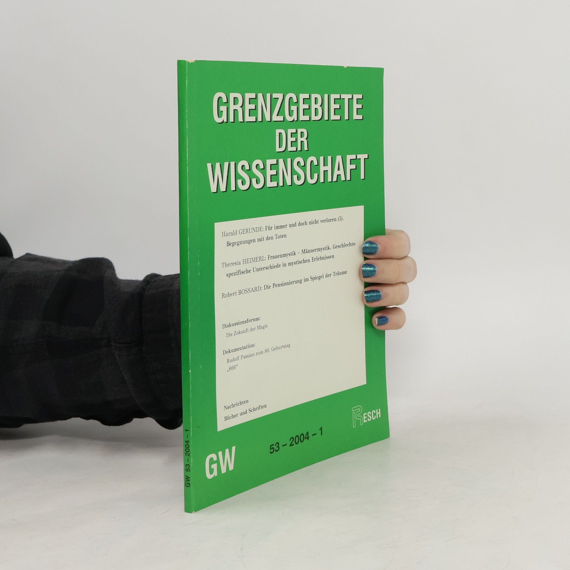 Autorenkollektiv Grenzgebiete der Wissenschaft