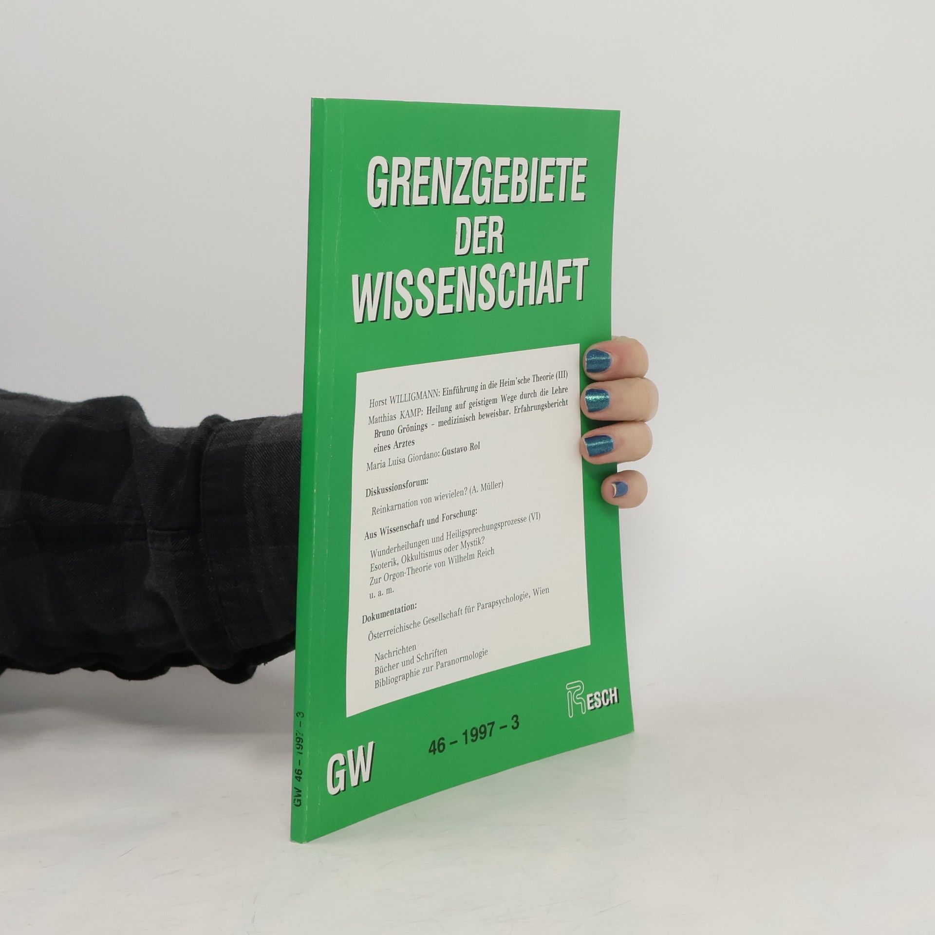 kolektiv Grenzgebiete der Wissenschaft 46 - 1997 - 3