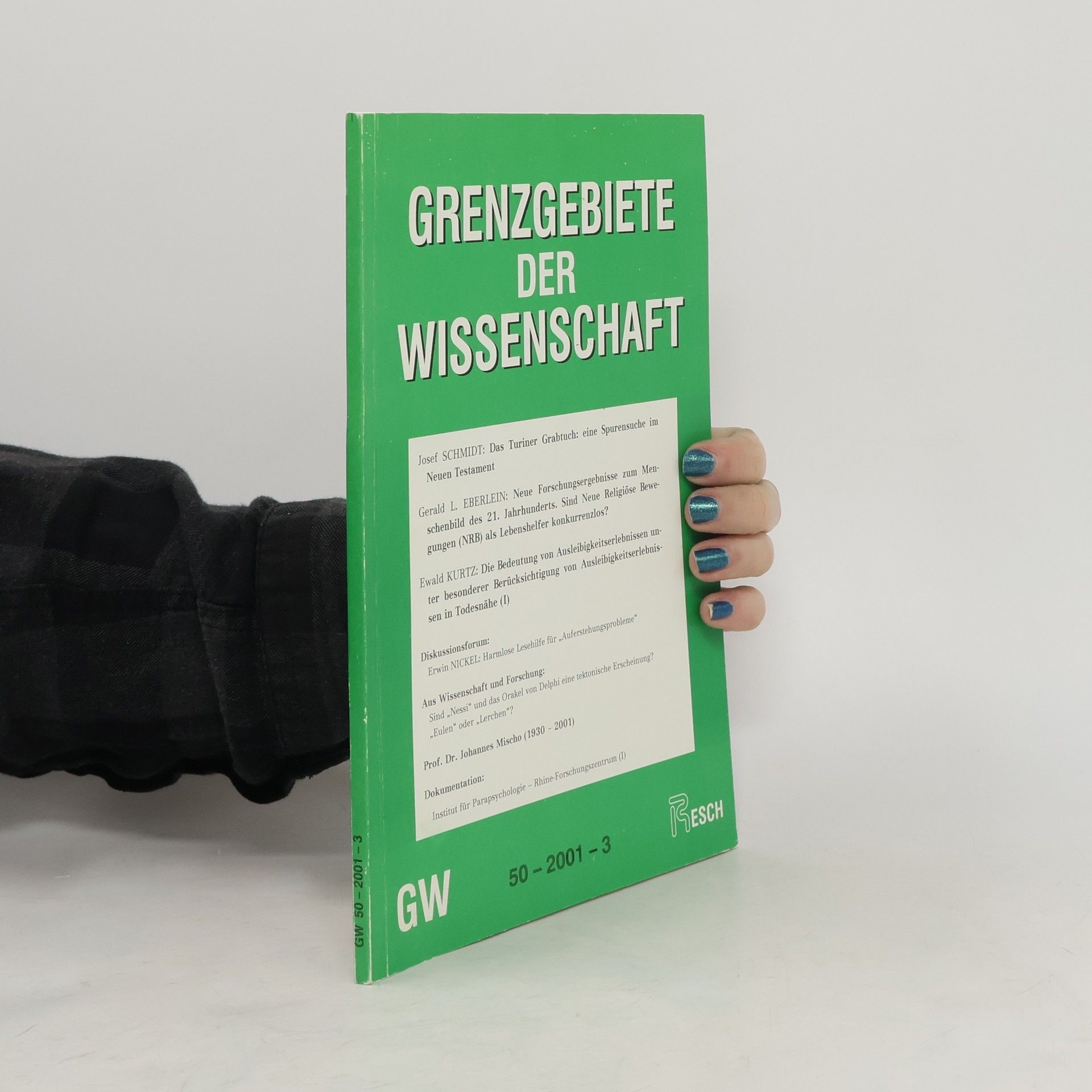 kolektiv Grenzgebiete der Wissenschaft 50 - 2001 - 3