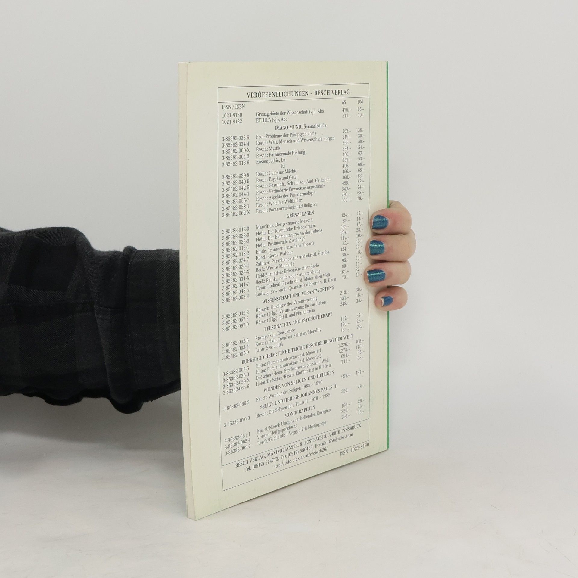 kolektiv Grenzgebiete der Wissenschaft 50 - 2001 - 3