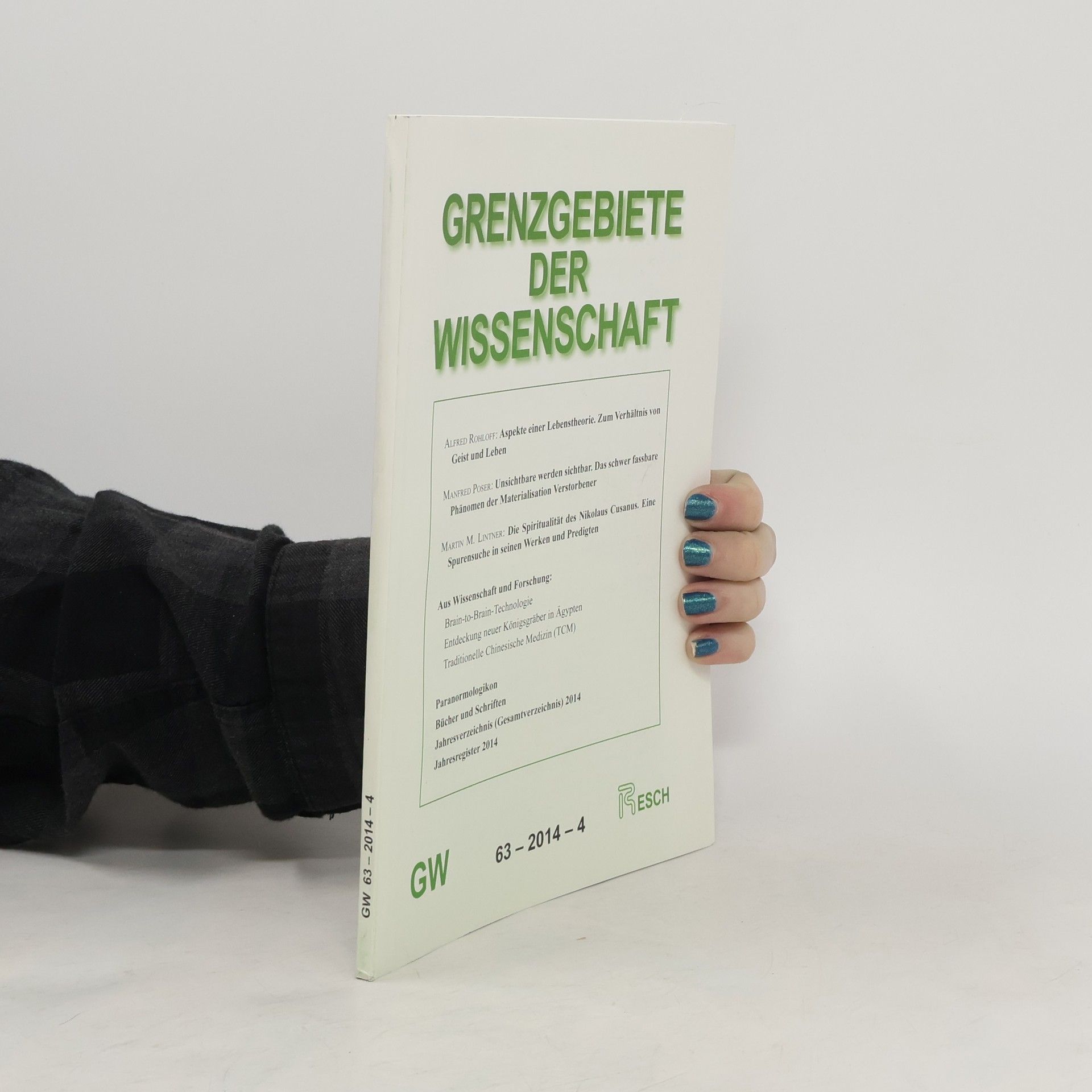 kolektiv Grenzgebiete der Wissenschaft 4