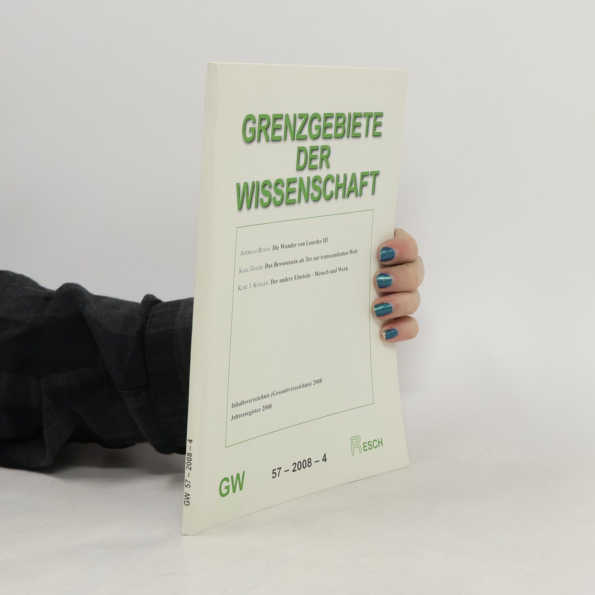 kolektiv Grenzgebiete der Wissenschaft 4/2008