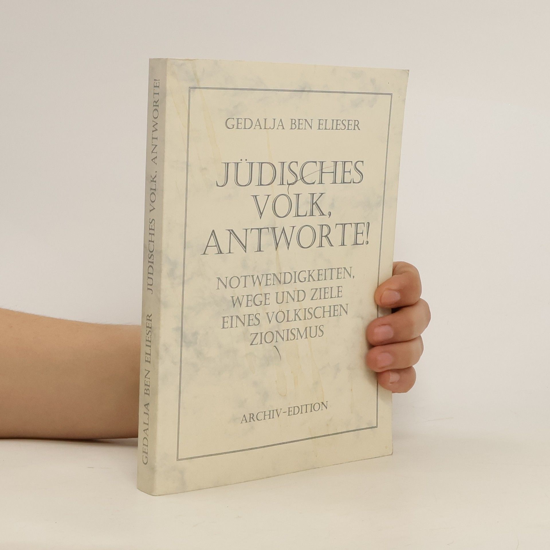 Jüdisches Volk, antworte!