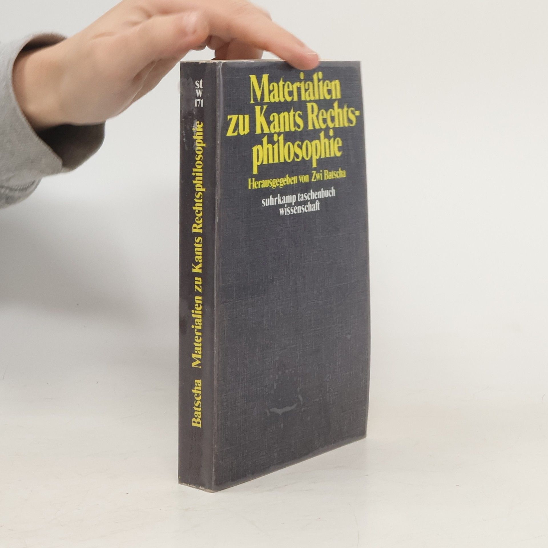 Zwi Batscha Materialien zu Kants Rechtsphilosophie