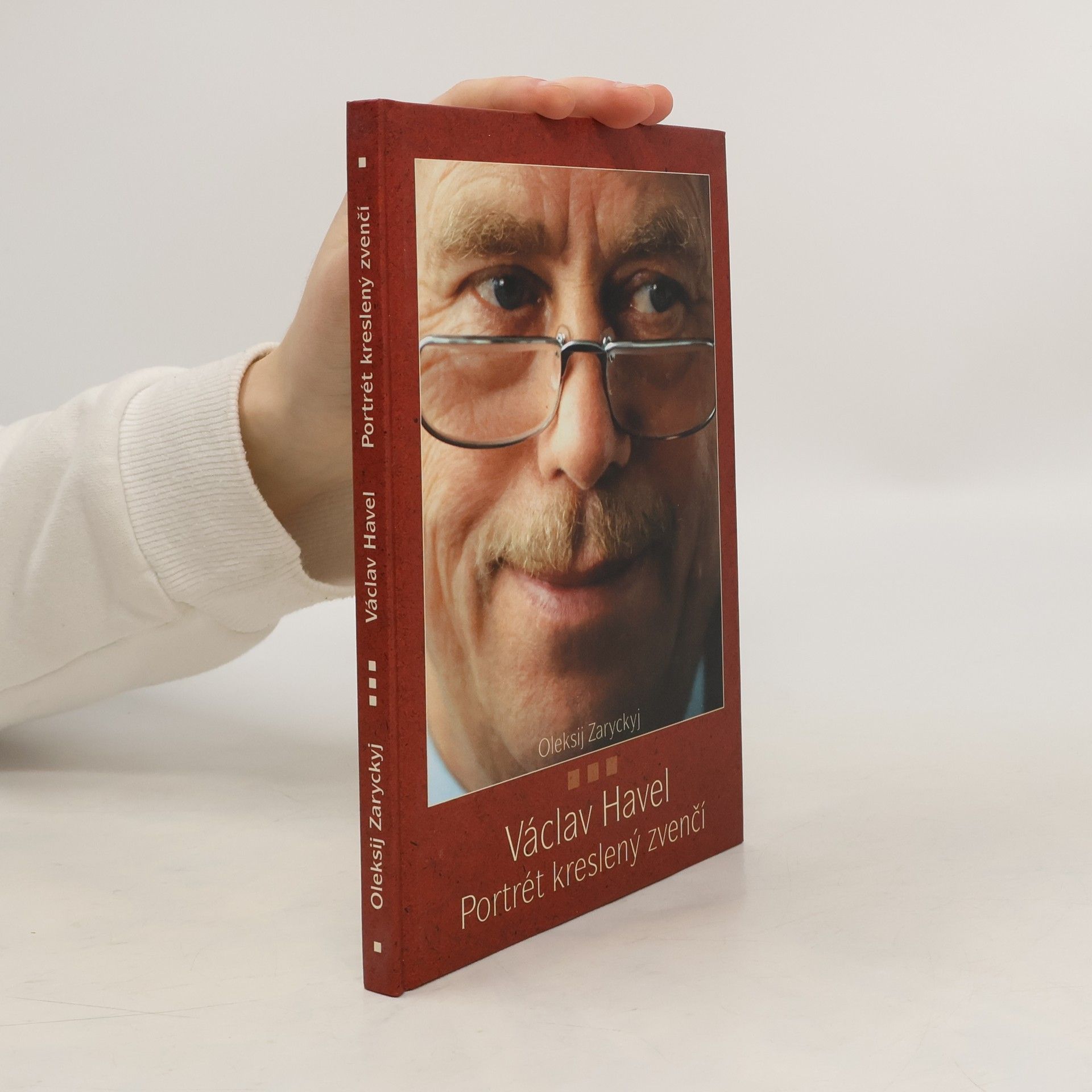 Oleksij Zaryckyj Václav Havel - Portrét kreslený zvenčí
