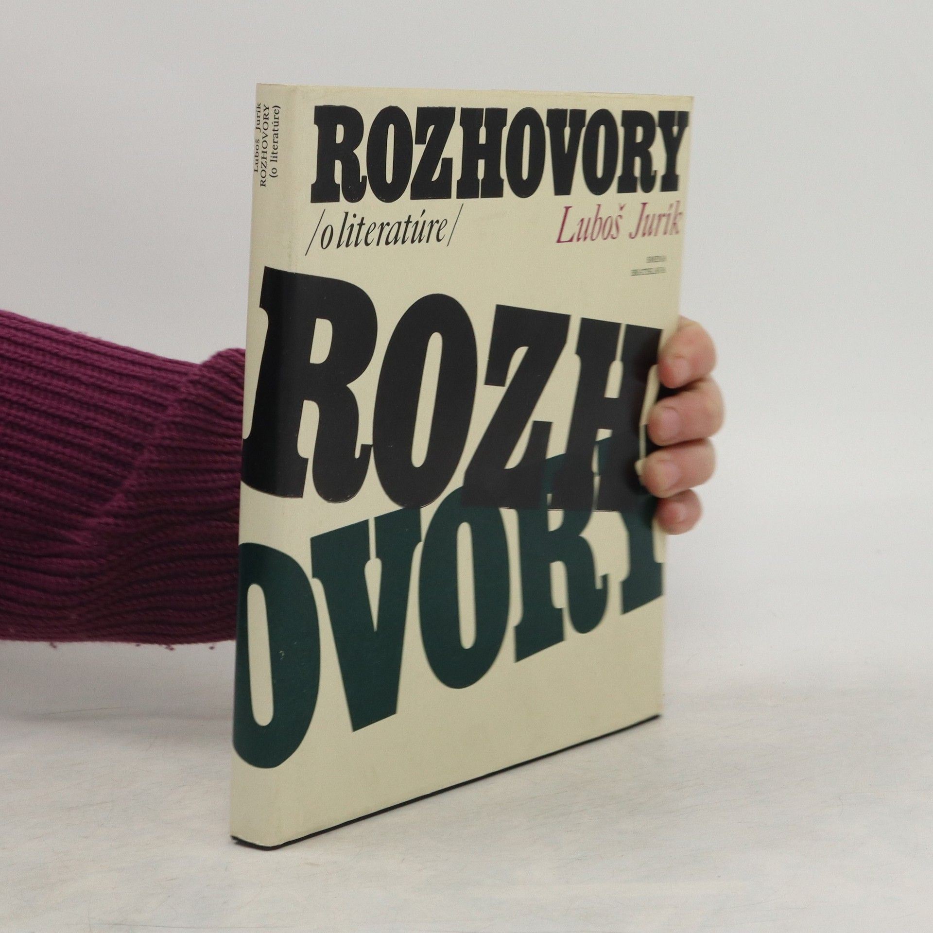 Ľuboš Jurík Rozhovory o literatúre