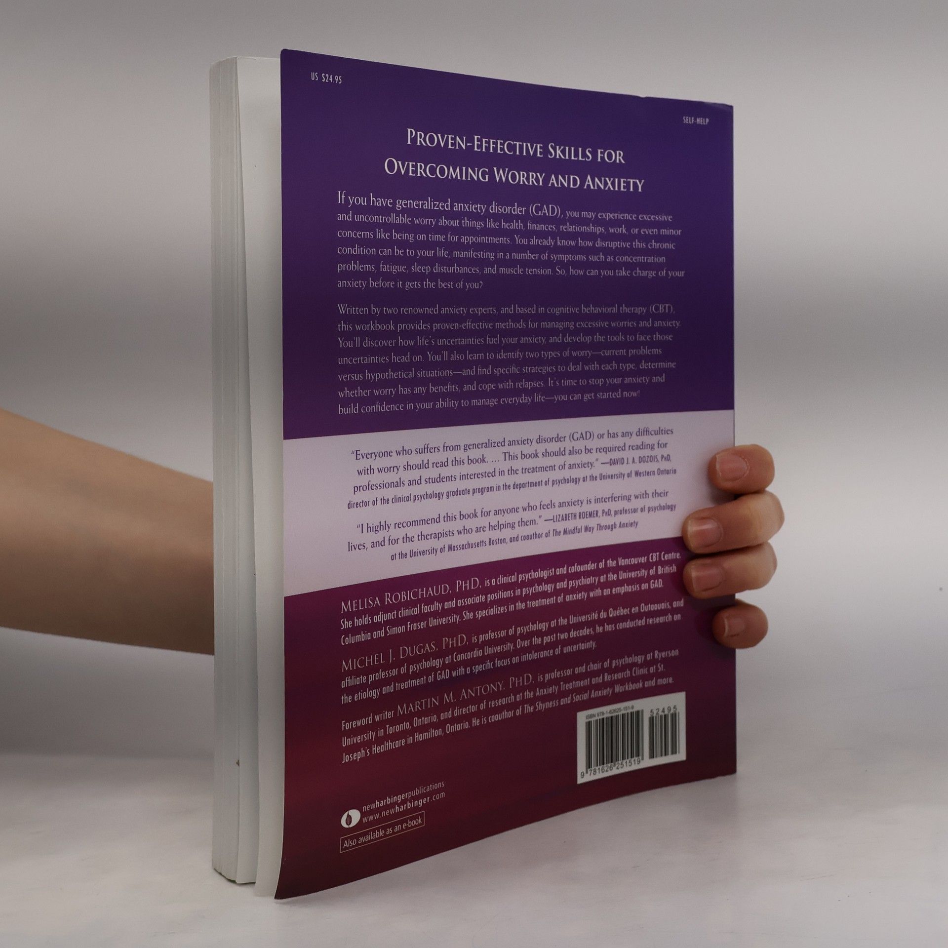 Melisa Robichaud The Generalized Anxiety Disorder Workbook