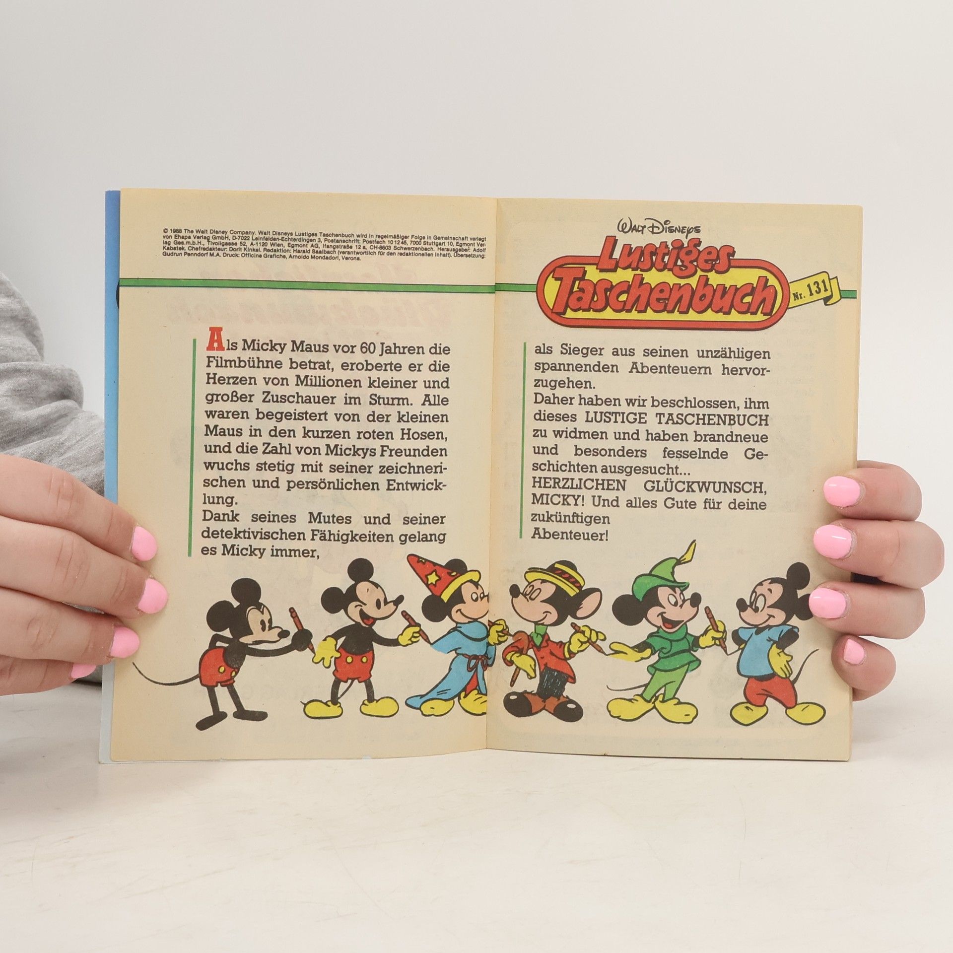 Walt Disney Lustiges Taschenbuch 131. Herzlichen Glückwunsch, Micky!