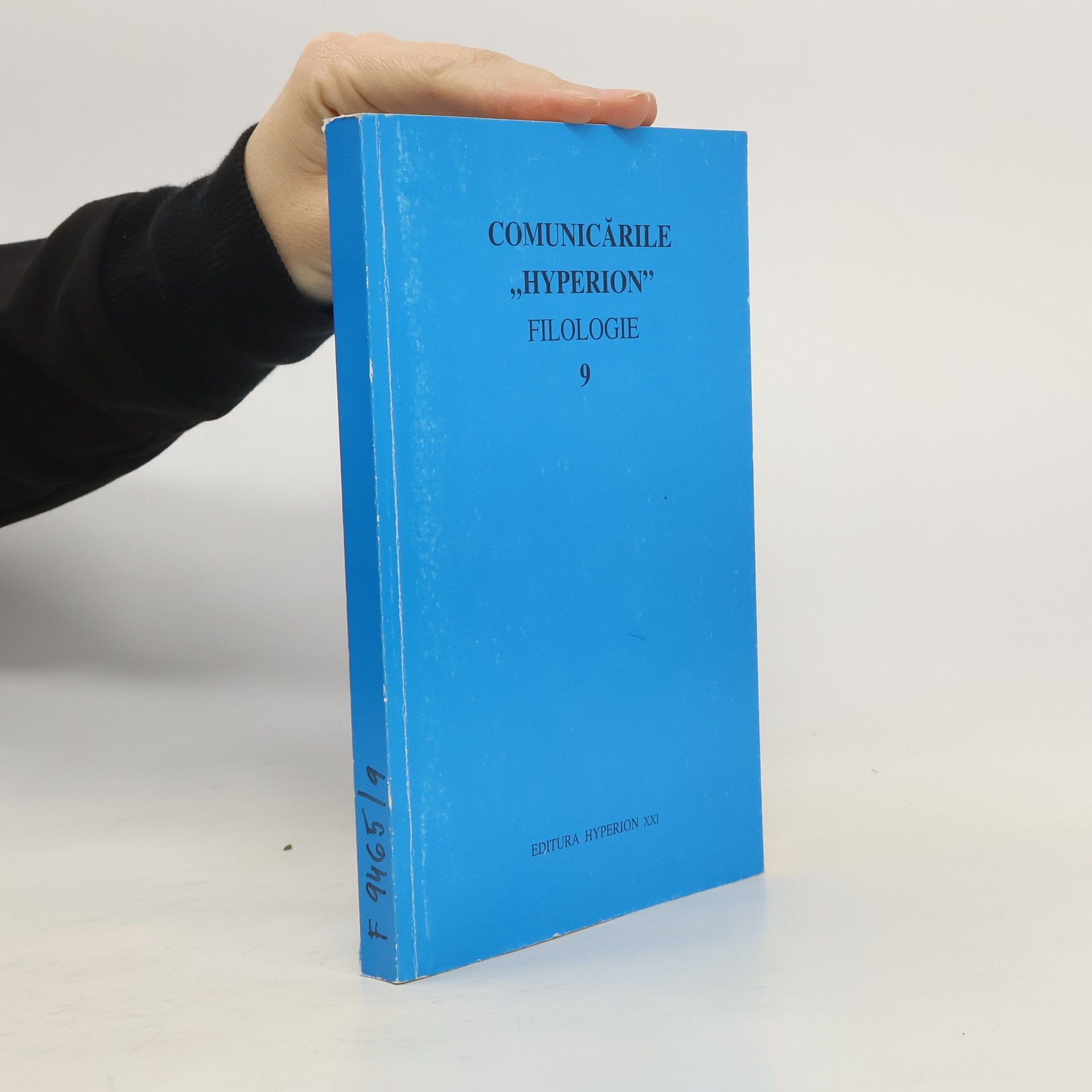 Autorenkollektiv Comunicările "Hyperion". Filologie 9