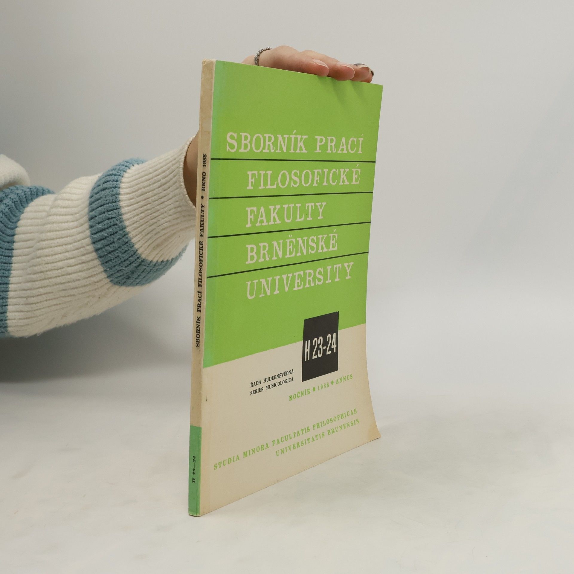 Collectif d'auteurs Sborník prací Filosofické fakulty brněnské univerzity. Ročník 1988