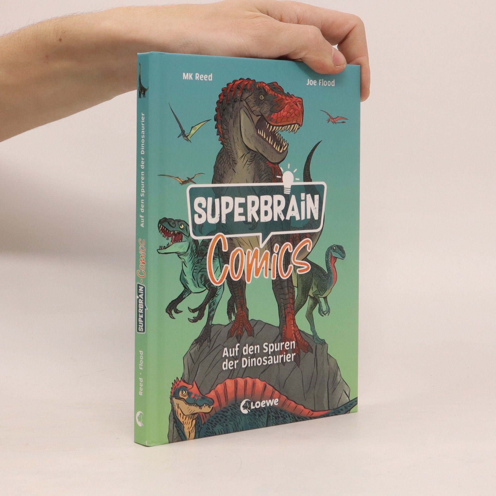 Lou Reed Superbrain-Comics - Auf den Spuren der Dinosaurier