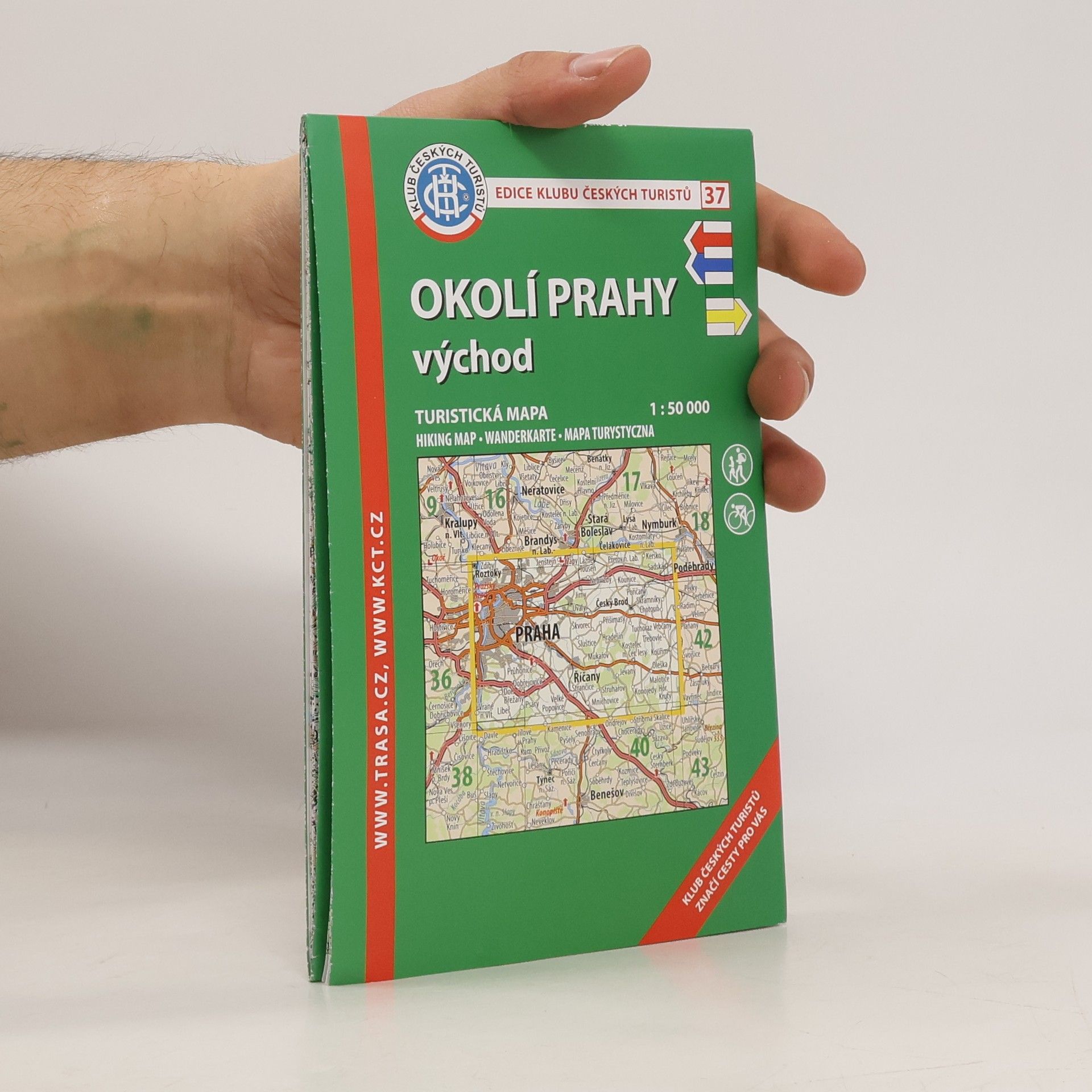 kolektiv Okolí Prahy - východ : turistická mapa 1:50 000