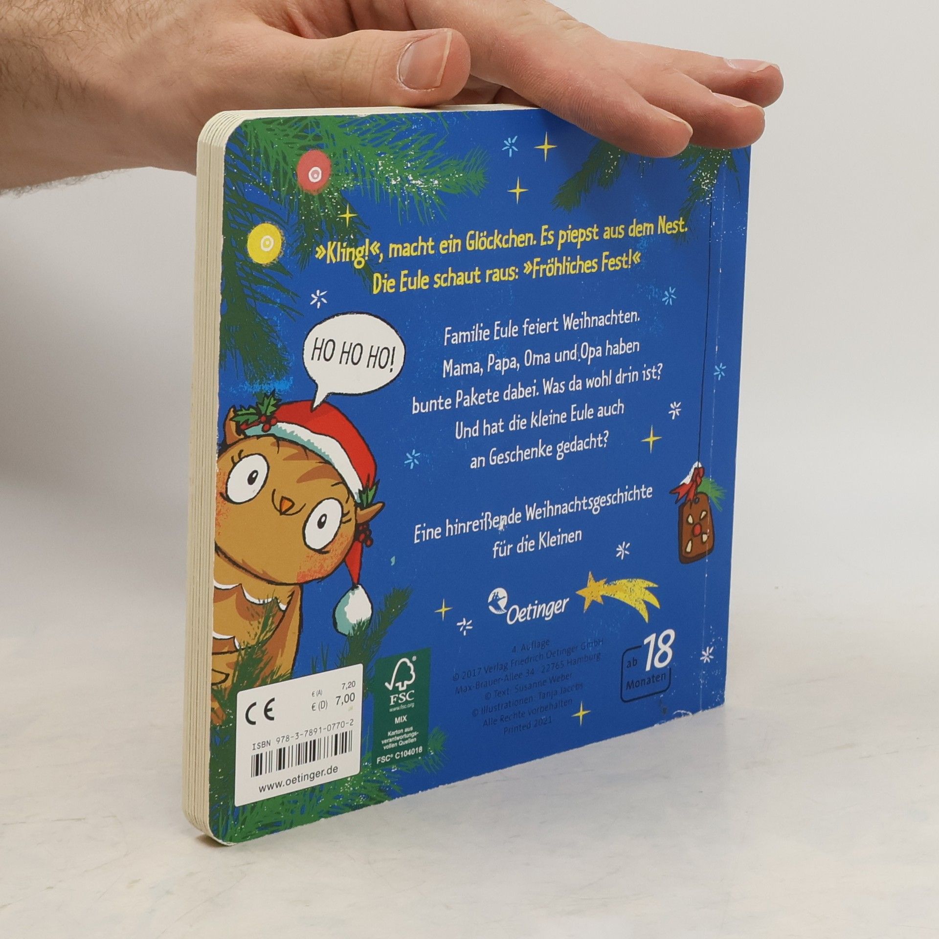 Tanja Jacobs Die kleine Eule feiert Weihnachten