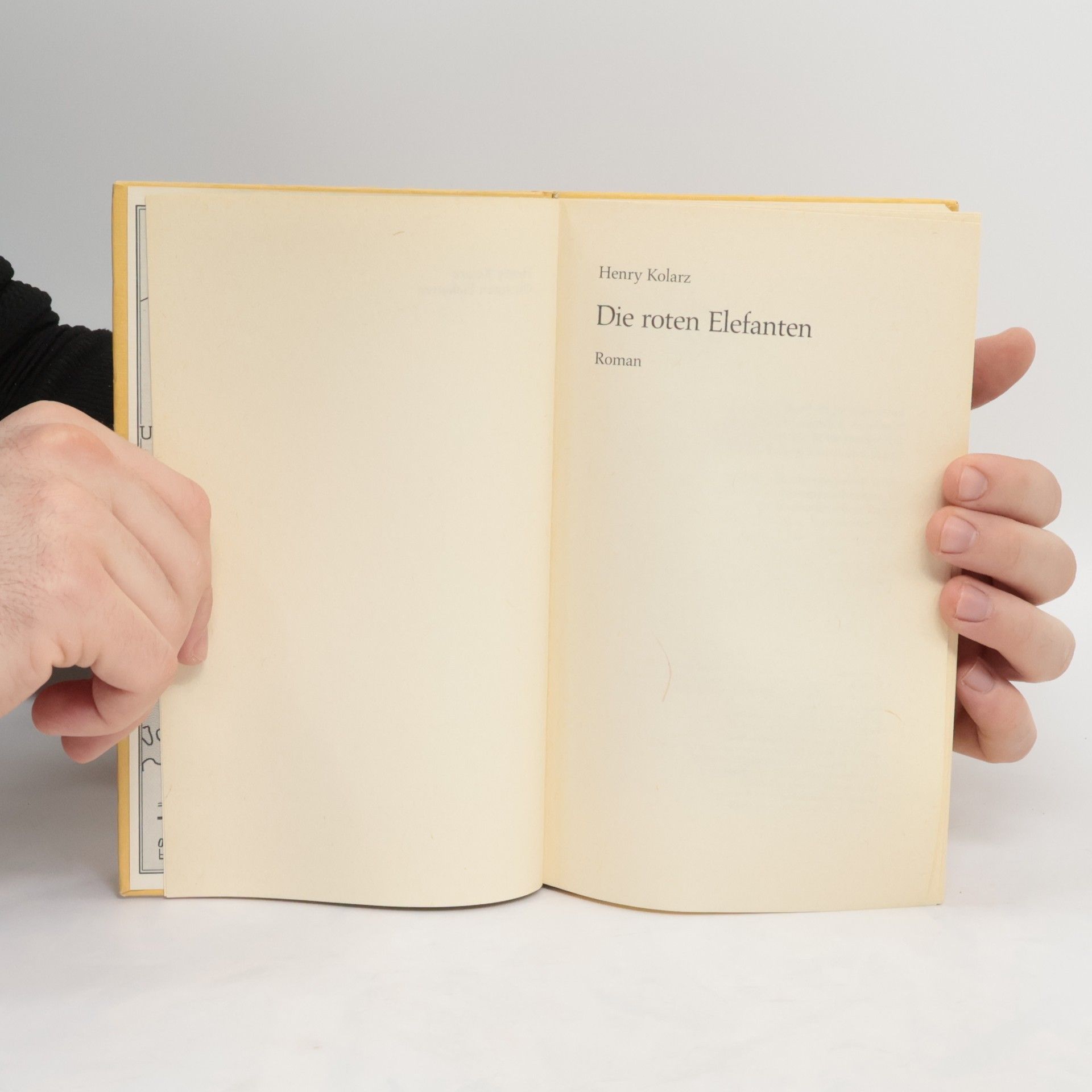 Henry Kolarz Die roten Elefanten