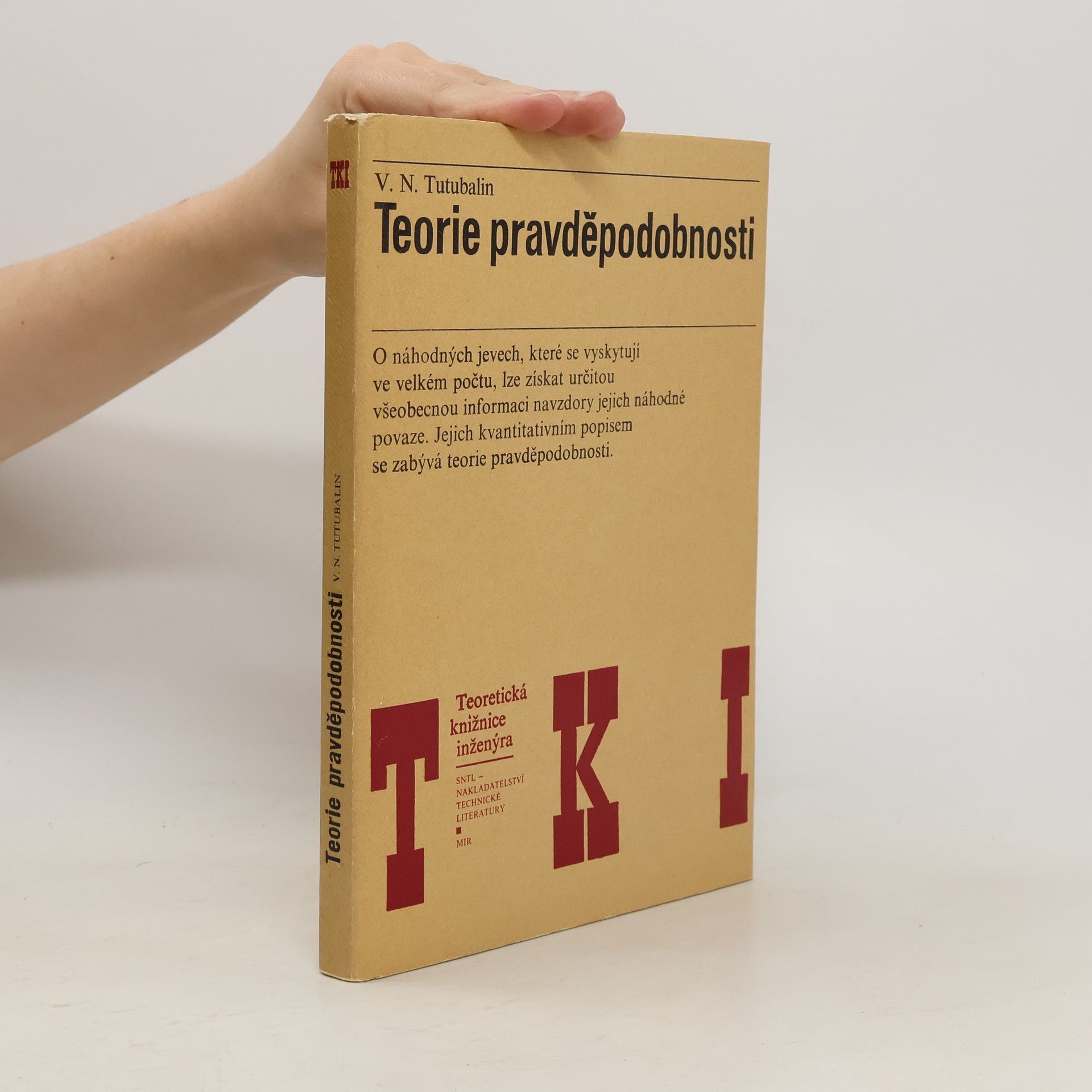 V. N. Tutubalin Teorie pravděpodobnosti