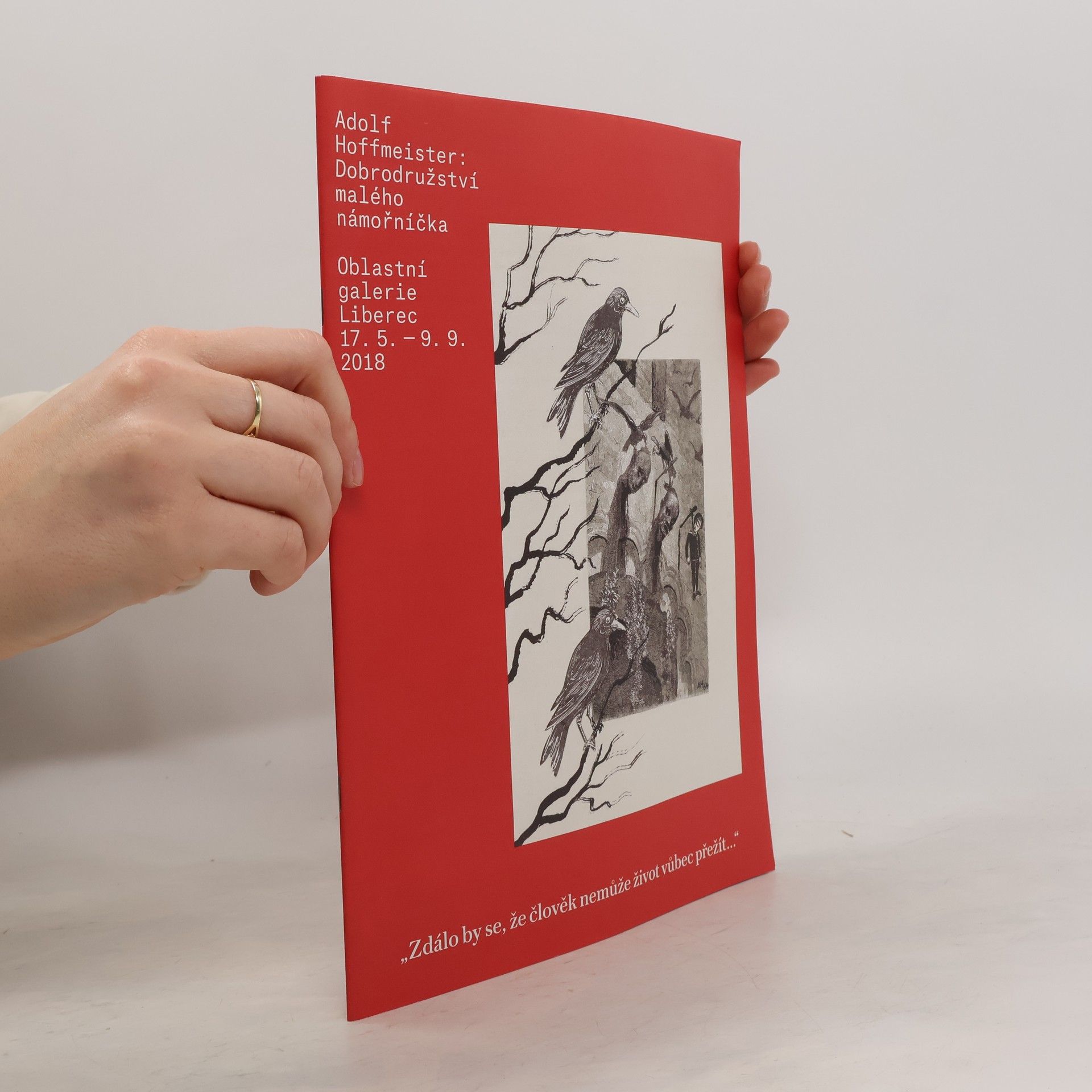 Adolf Hoffmeister Dobrodružství malého námořníčka. Oblastní galerie Liberec, 17.5.-9.9.2018 Dobrodružství malého námořníčka - Adolf Hoffmeister