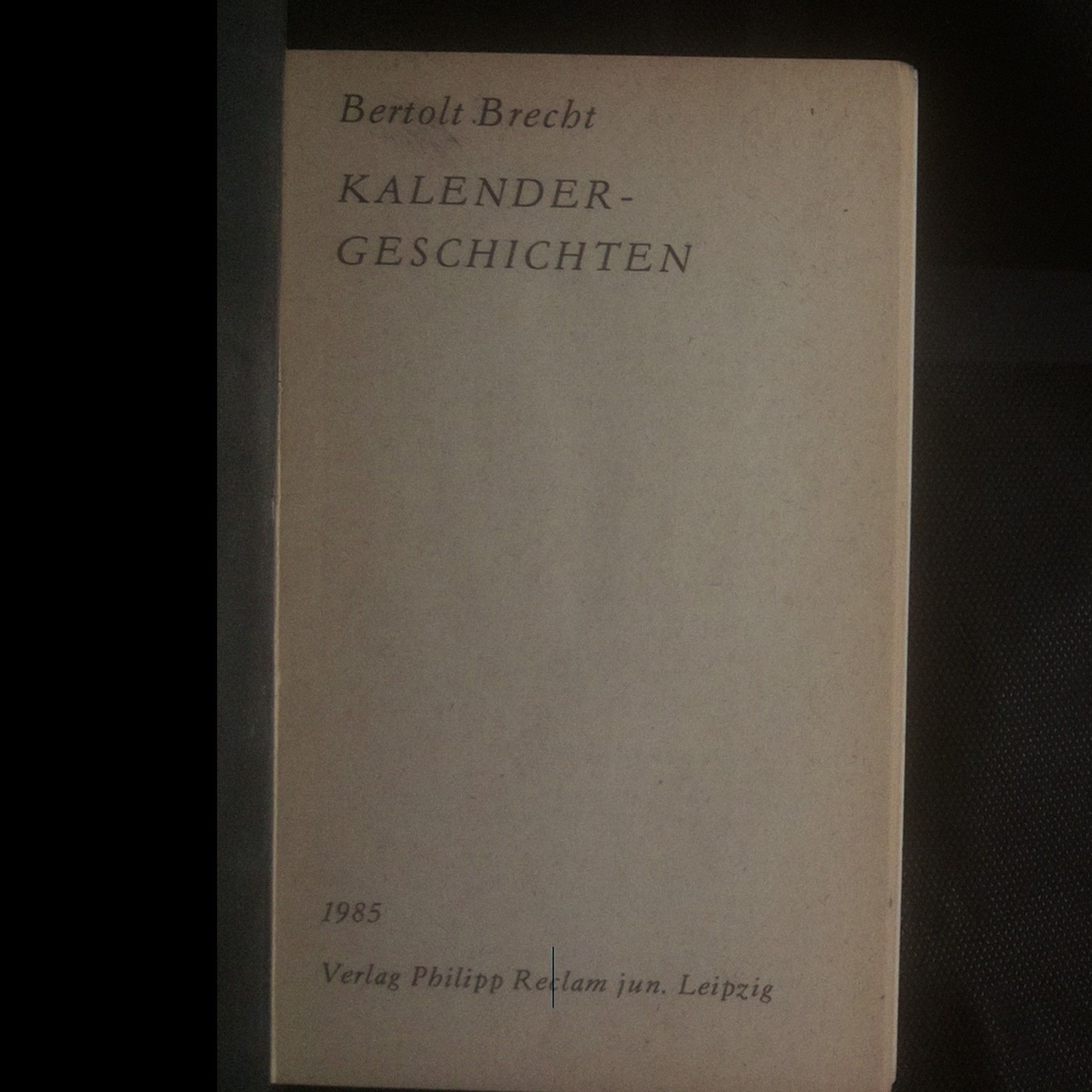 Bertolt Brecht Kalendergeschichten