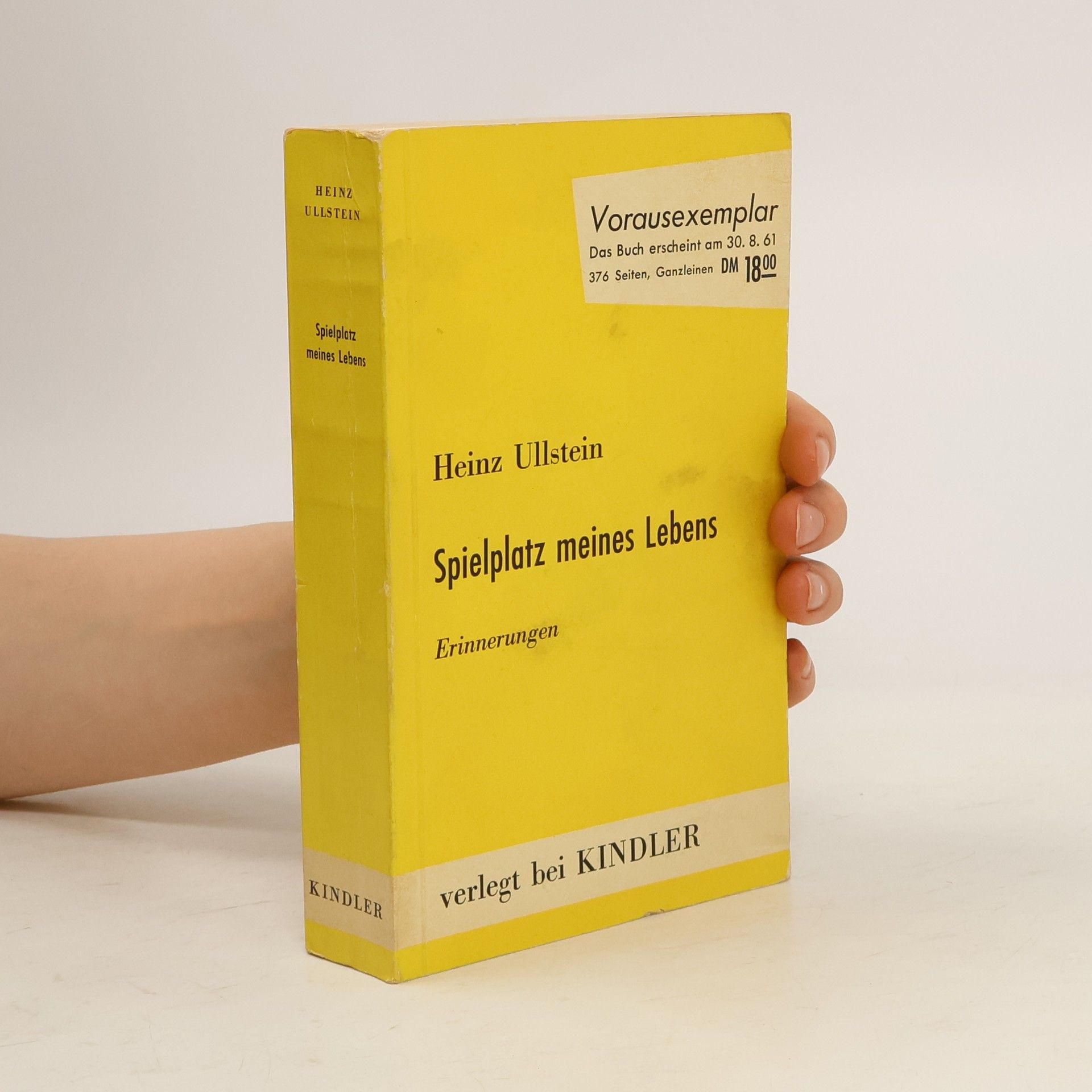 Heinz Ullstein Spielplatz meines Lebens