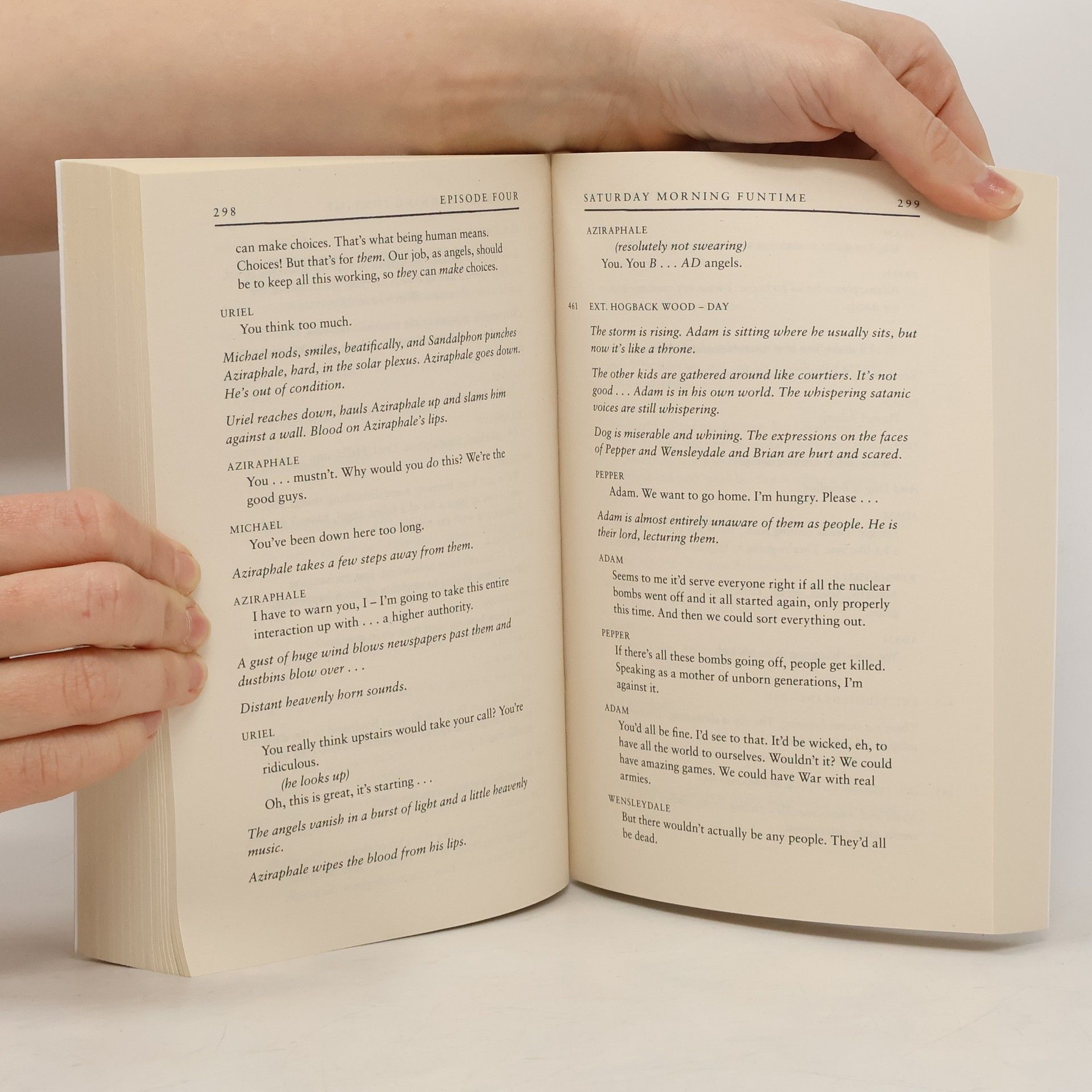Neil Gaiman The Quite Nice and Fairly Accurate Good Omens Script Book