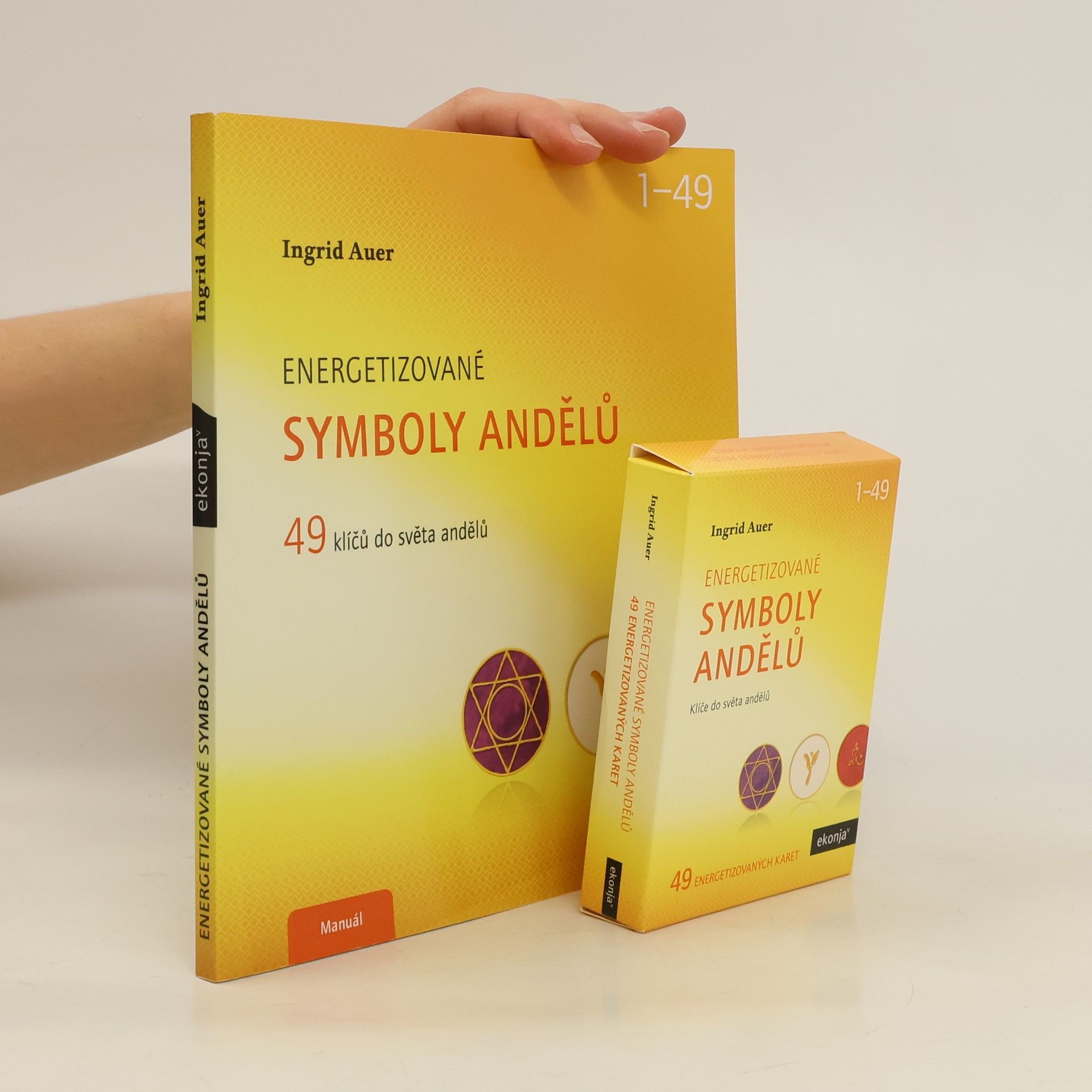 Ingrid Auer Energetizované symboly andělů. Manuál + karty