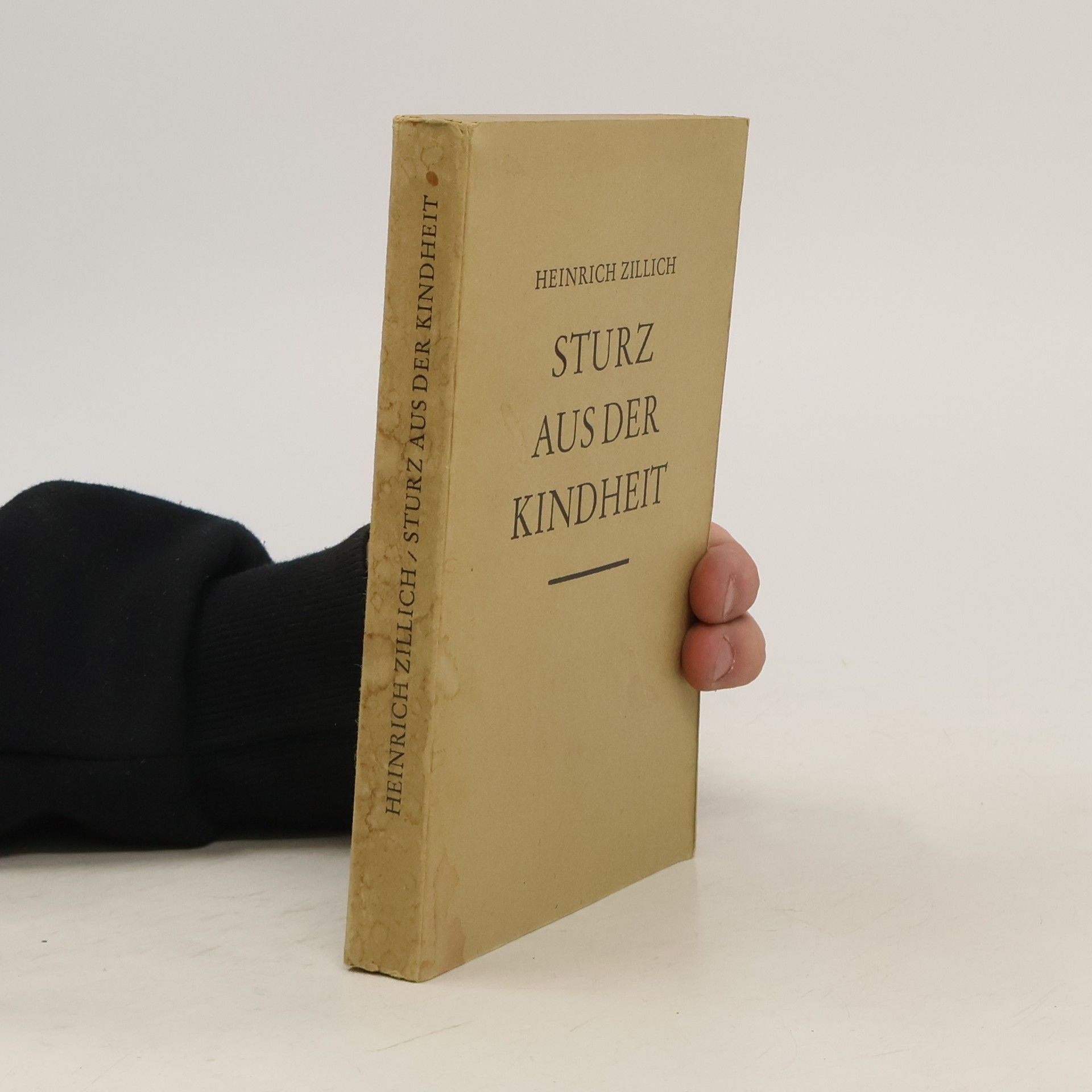 Heinrich Zillich Sturz aus der Kindheit
